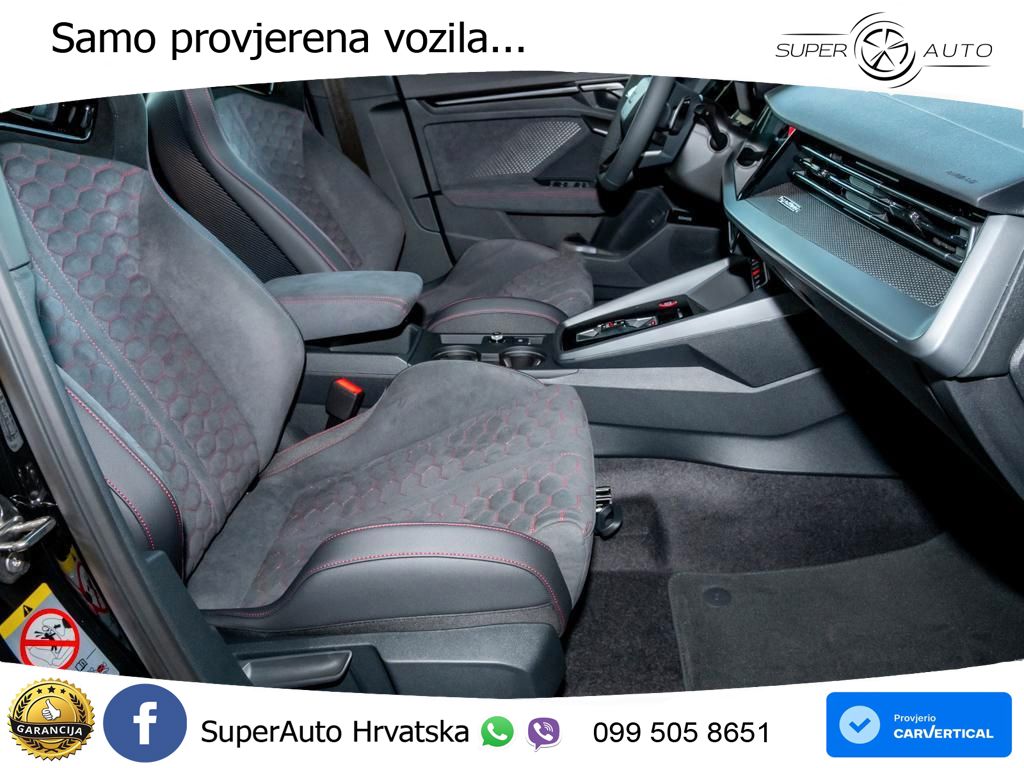 Audi RS3 Sedan 2.5 TFSI (400 KS) quattro S tronic LED+GR SJED+ACC