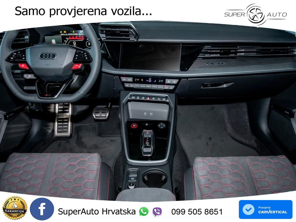 Audi RS3 Sedan 2.5 TFSI (400 KS) quattro S tronic LED+GR SJED+ACC