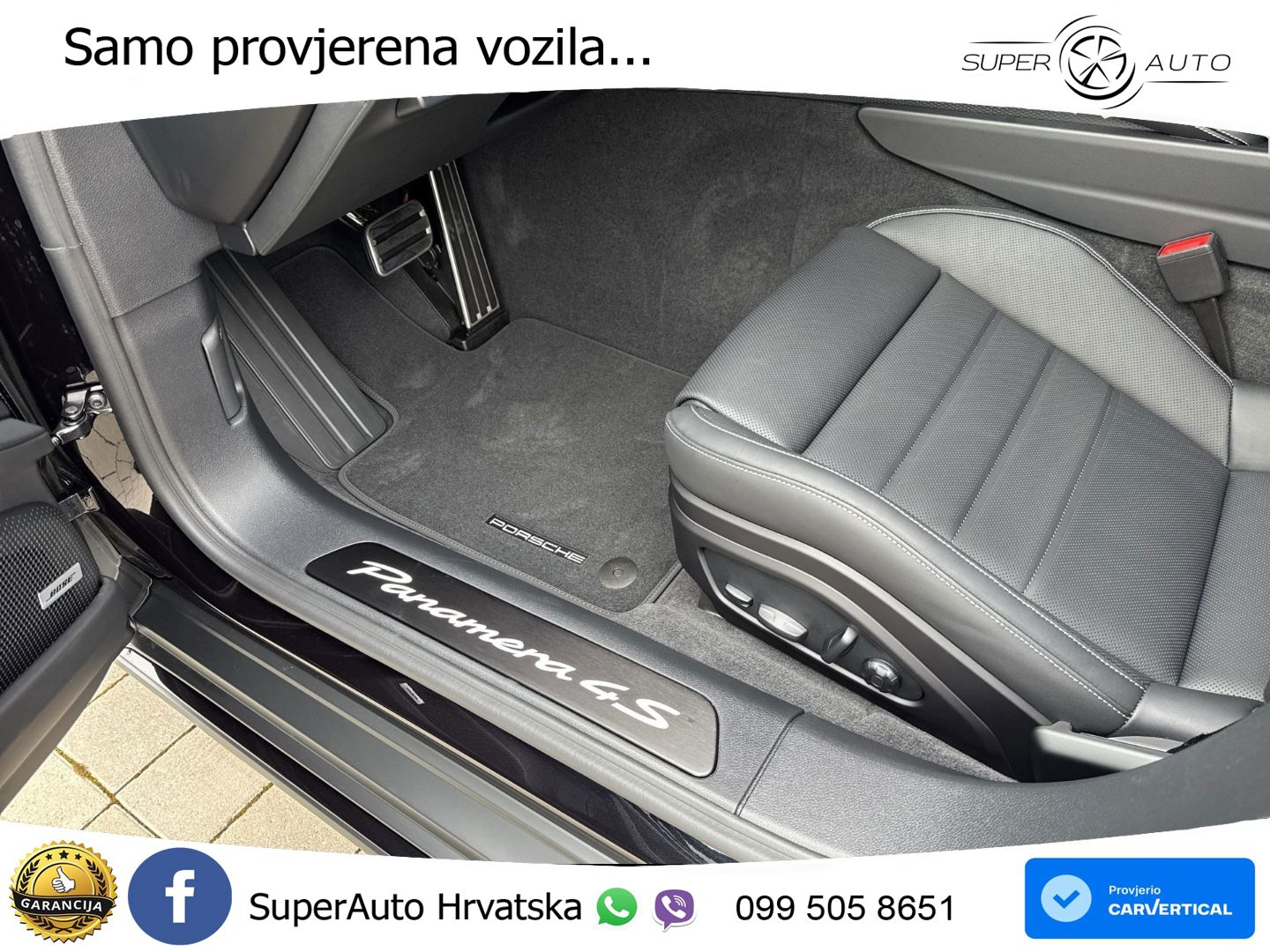 Porsche Panamera 4S 2.9 V6 (544 KS) E-Hybrid PDK ZRAČNI+ACC+GR SJED+KAM+PANO