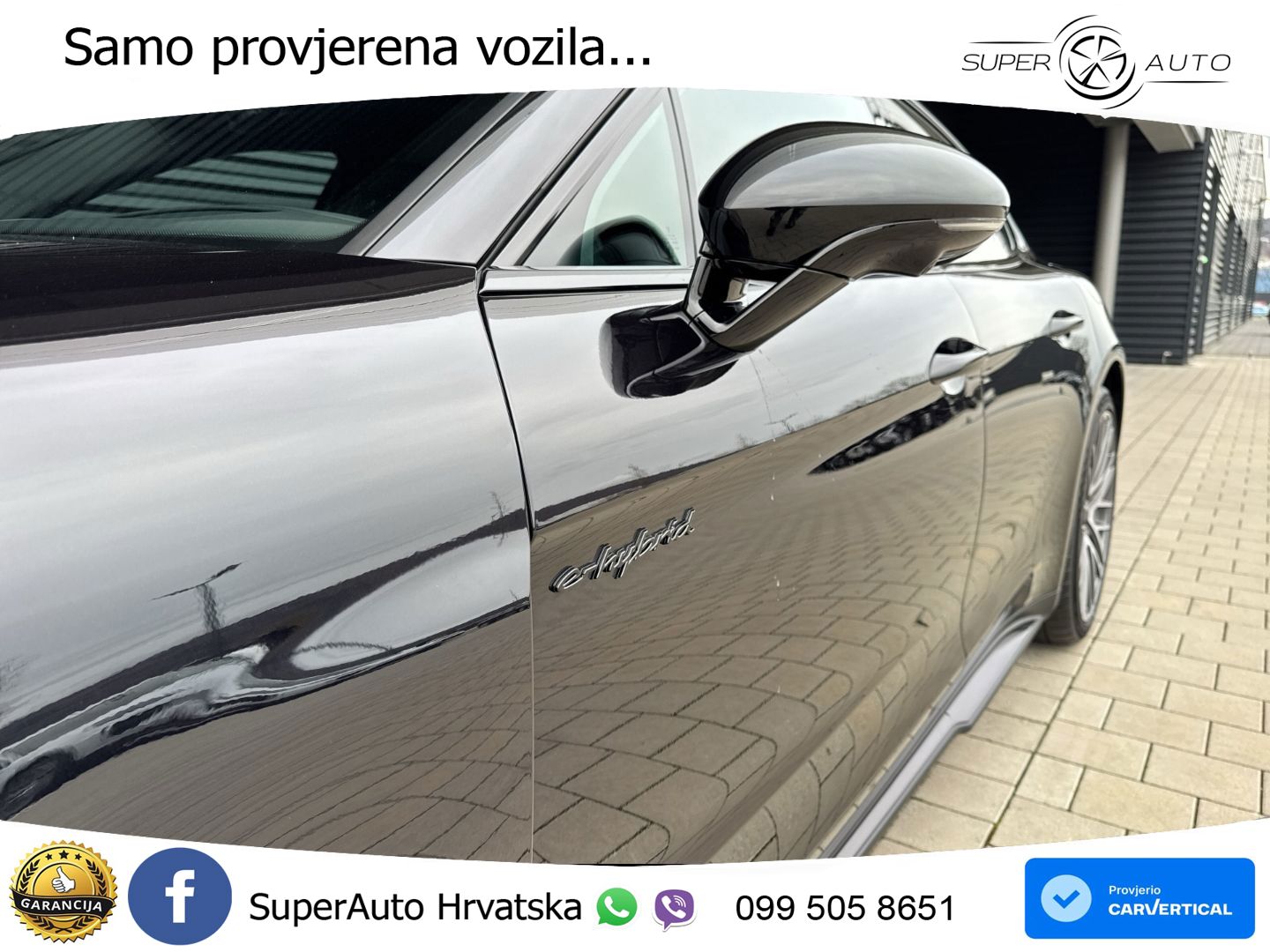 Porsche Panamera 4S 2.9 V6 (544 KS) E-Hybrid PDK ZRAČNI+ACC+GR SJED+KAM+PANO