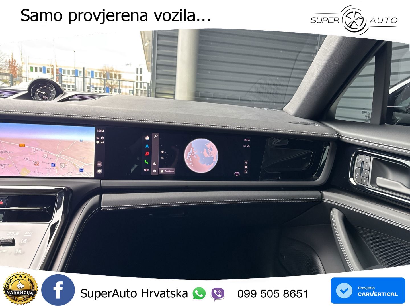 Porsche Panamera 4S 2.9 V6 (544 KS) E-Hybrid PDK ZRAČNI+ACC+GR SJED+KAM+PANO