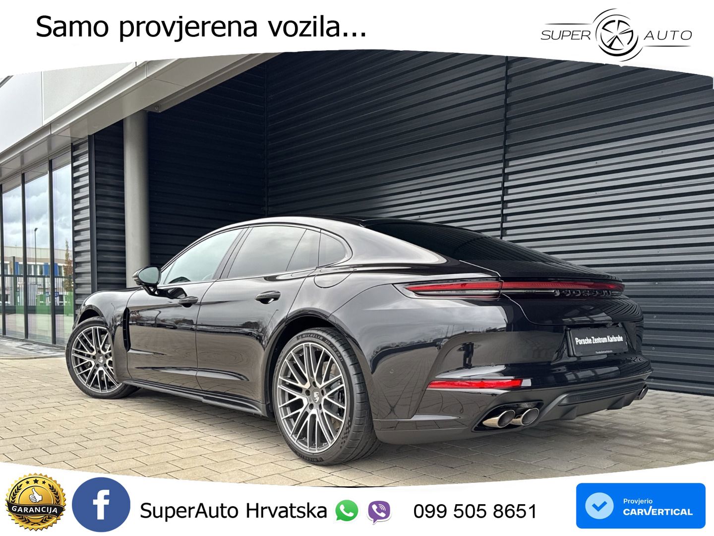 Porsche Panamera 4S 2.9 V6 (544 KS) E-Hybrid PDK ZRAČNI+ACC+GR SJED+KAM+PANO