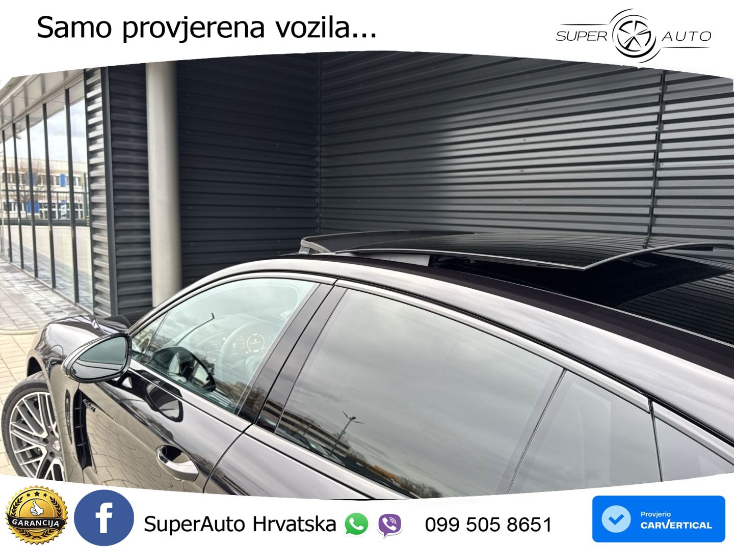 Porsche Panamera 4S 2.9 V6 (544 KS) E-Hybrid PDK ZRAČNI+ACC+GR SJED+KAM+PANO