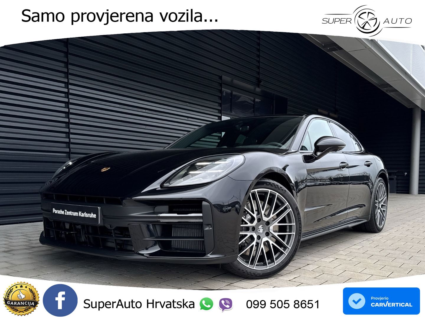 Porsche Panamera 4S 2.9 V6 (544 KS) E-Hybrid PDK ZRAČNI+ACC+GR SJED+KAM+PANO