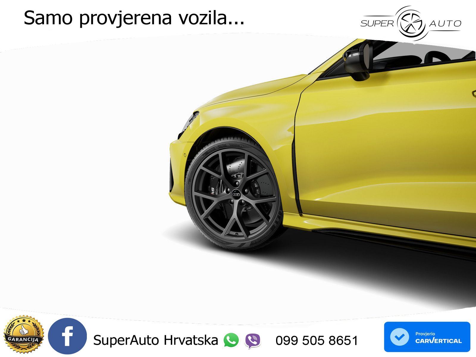 Audi RS3 Sedan 2.5 TFSI (400 KS) quattro S tronic LED+GR SJED+ACC