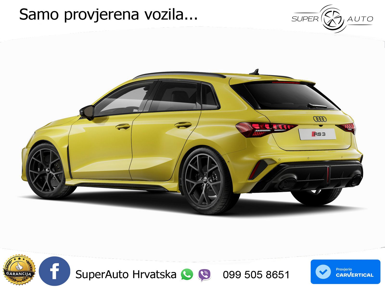 Audi RS3 Sedan 2.5 TFSI (400 KS) quattro S tronic LED+GR SJED+ACC