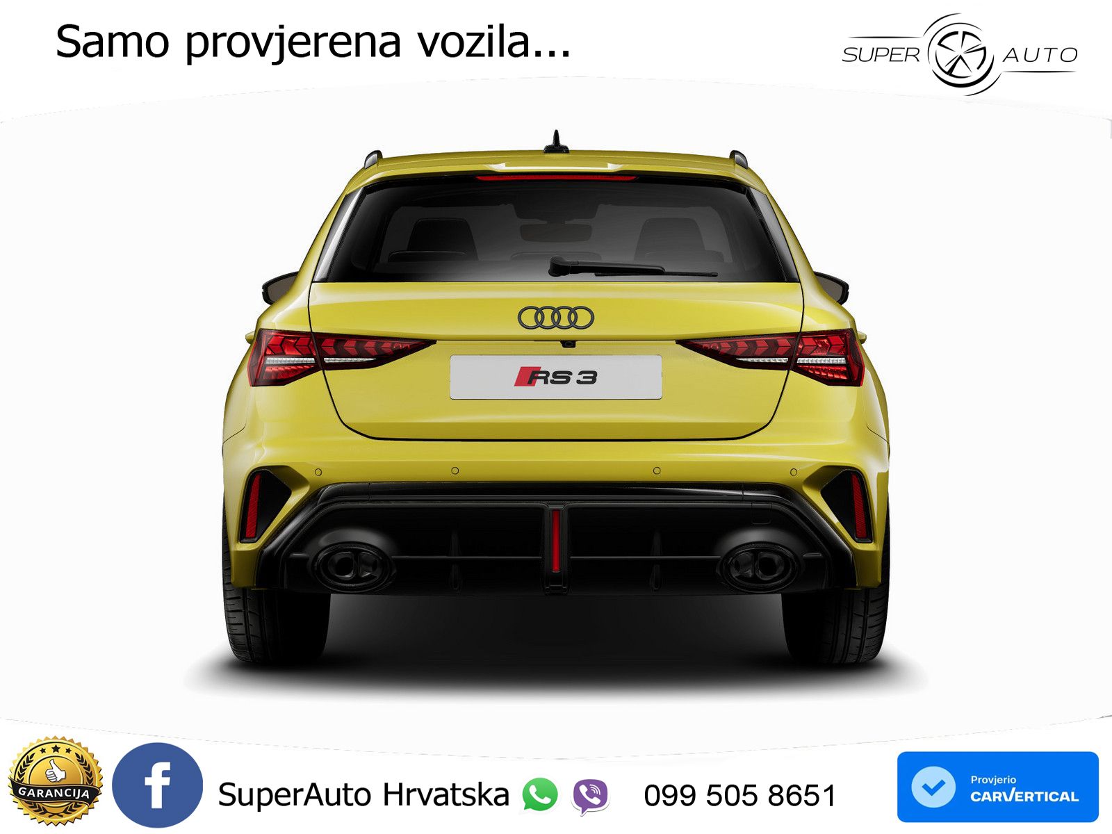 Audi RS3 Sedan 2.5 TFSI (400 KS) quattro S tronic LED+GR SJED+ACC