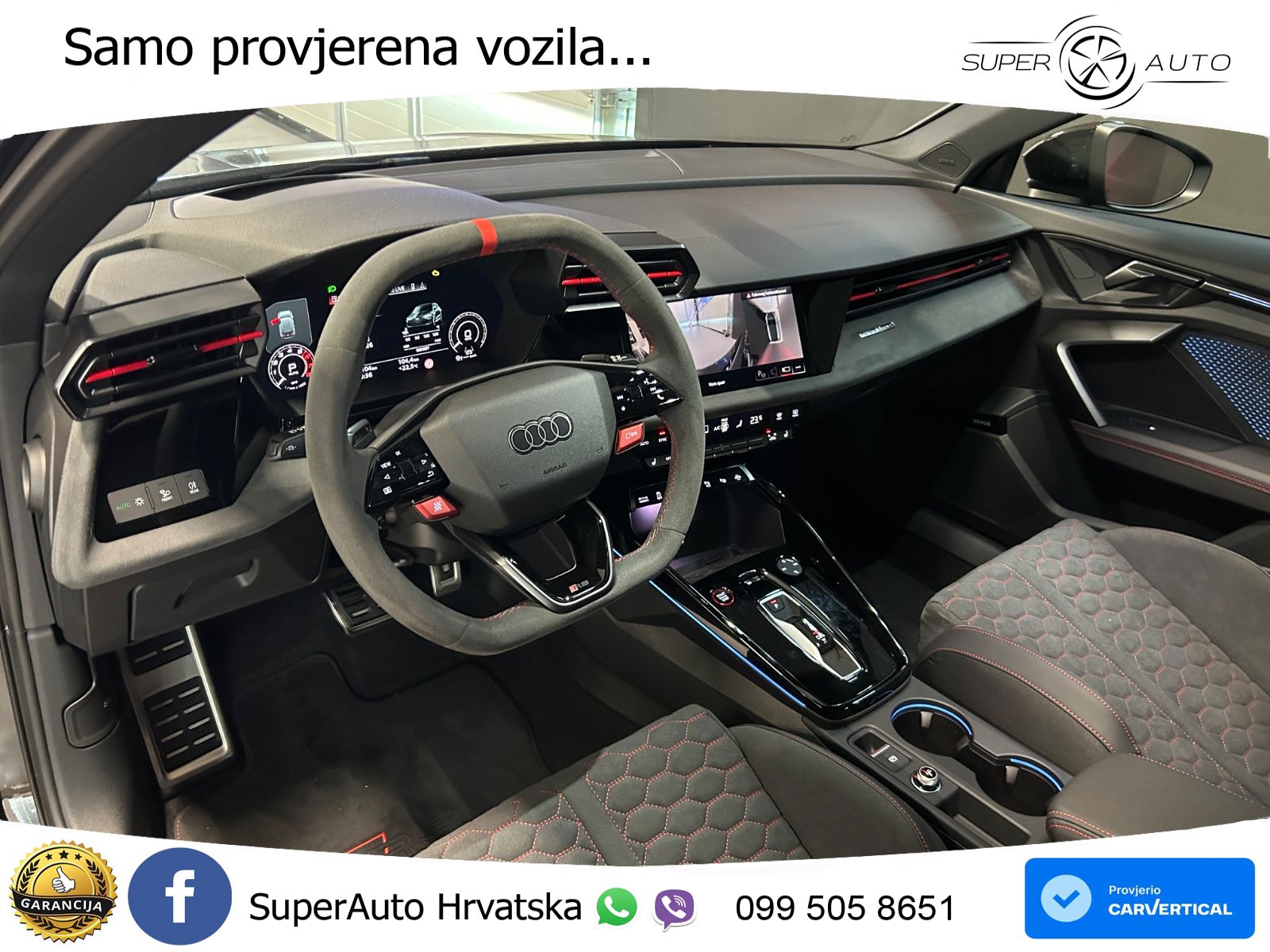 Audi RS3 Sedan 2.5 TFSI (400 KS) quattro S tronic LED+GR SJED+ACC