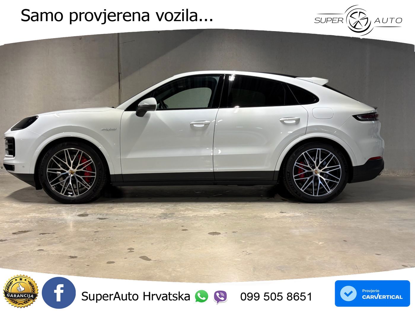 Porsche Cayenne Coupe S 3.0 V6 (519 KS) E-Hybrid Tiptronic S LED+GR SJED+ACC