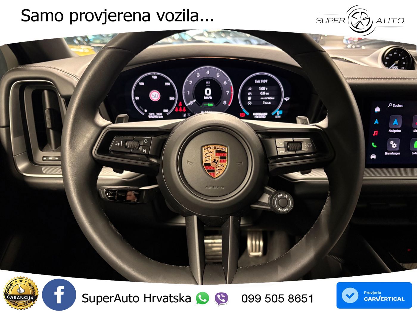 Porsche Cayenne Coupe S 3.0 V6 (519 KS) E-Hybrid Tiptronic S LED+GR SJED+ACC