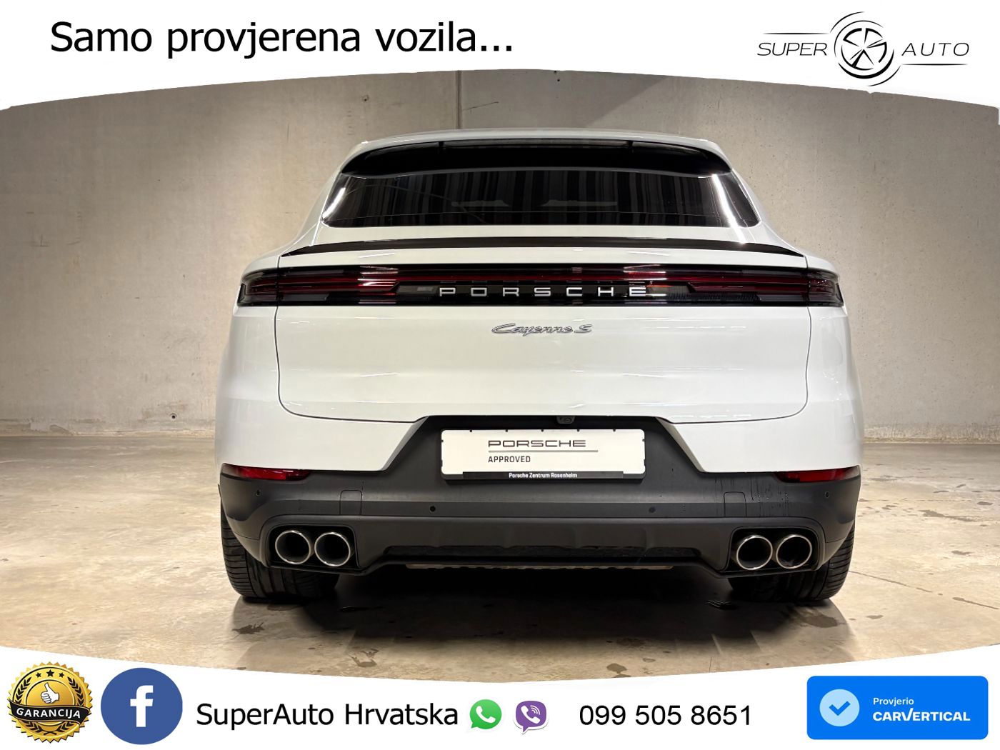 Porsche Cayenne Coupe S 3.0 V6 (519 KS) E-Hybrid Tiptronic S LED+GR SJED+ACC