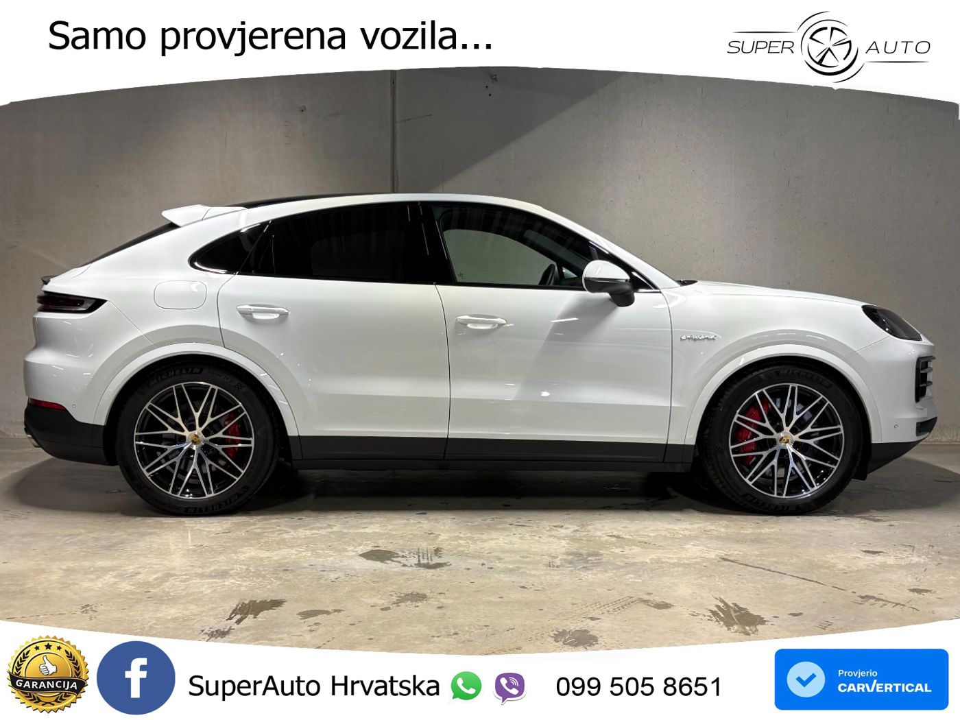 Porsche Cayenne Coupe S 3.0 V6 (519 KS) E-Hybrid Tiptronic S LED+GR SJED+ACC