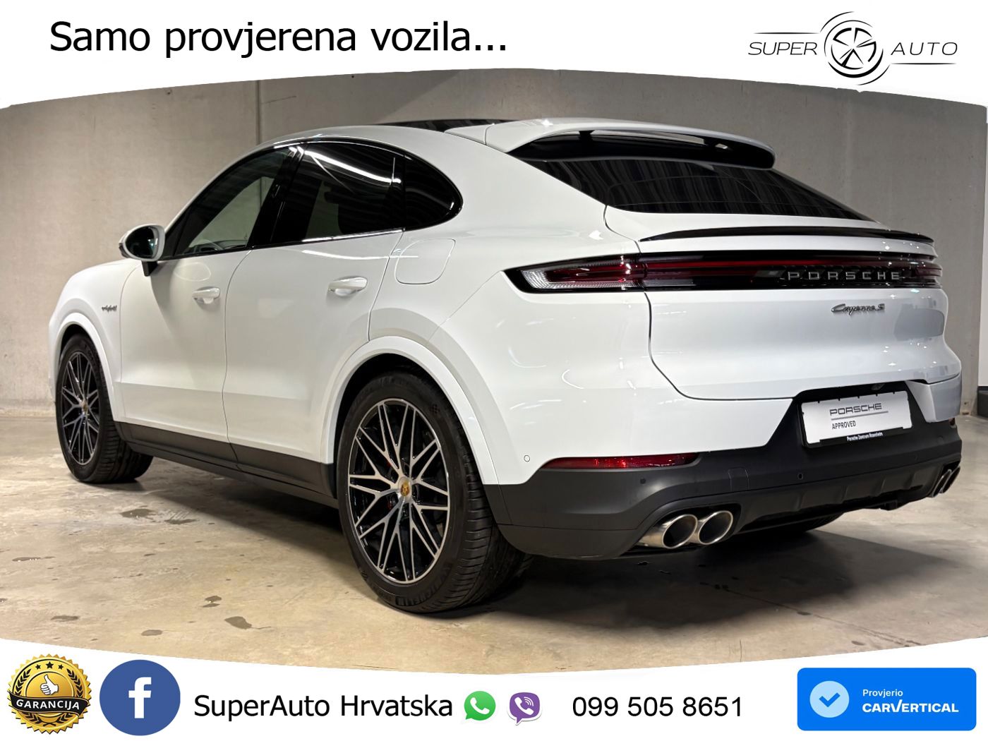 Porsche Cayenne Coupe S 3.0 V6 (519 KS) E-Hybrid Tiptronic S LED+GR SJED+ACC