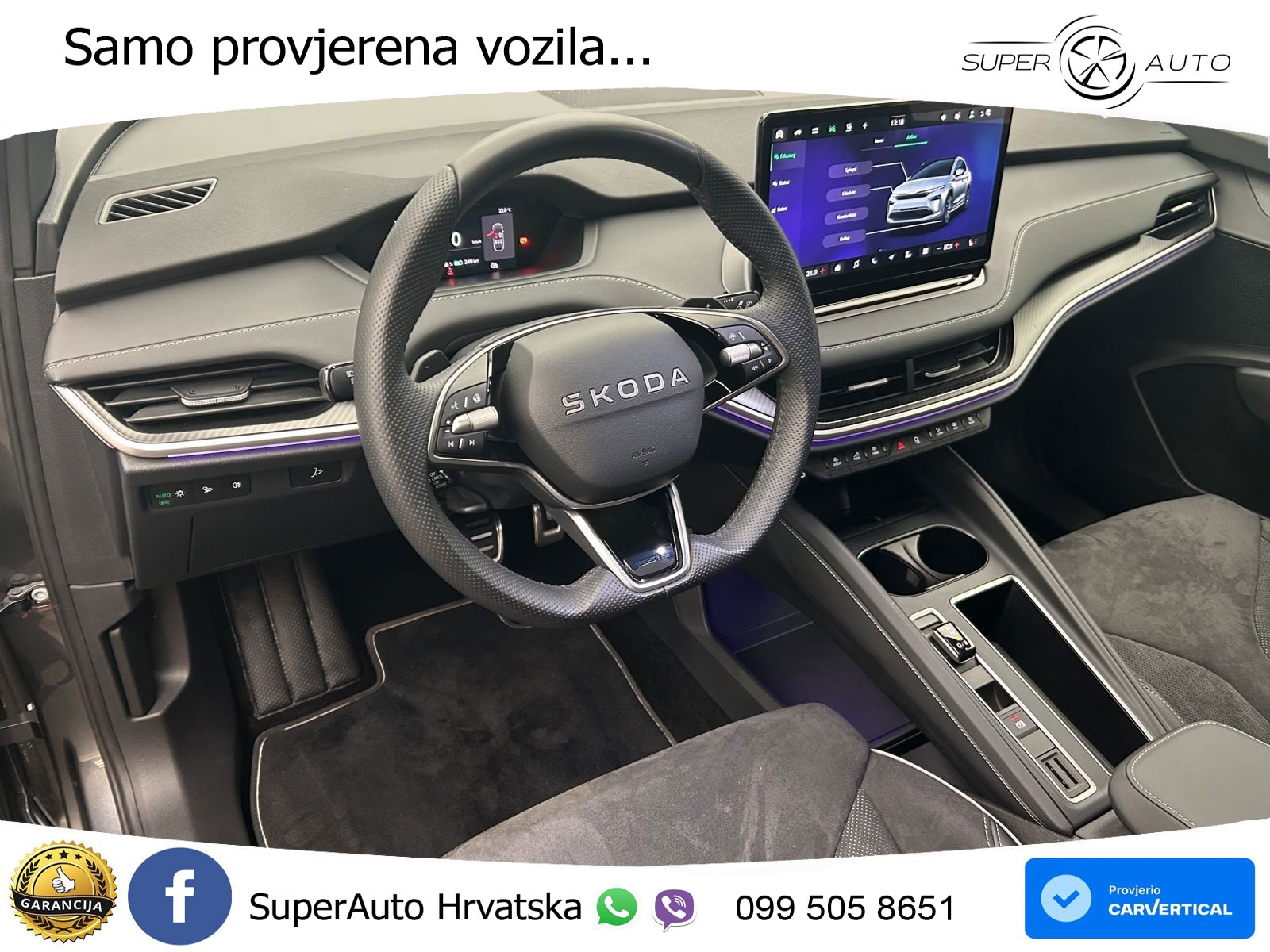 Škoda Enyaq iV 85 82 kWh (286 KS) SportLine LED+GR SJED+ACC