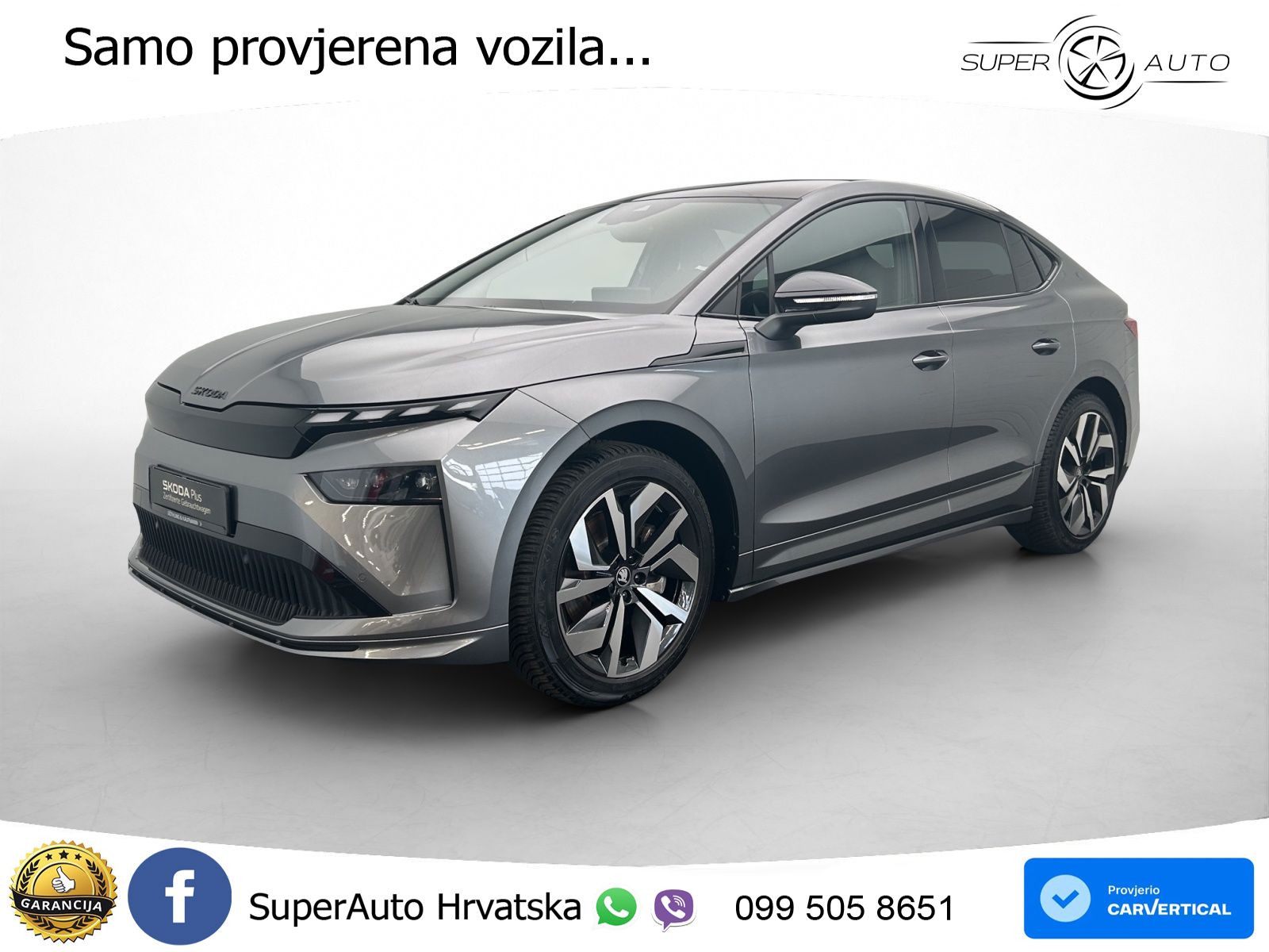 Škoda Enyaq iV 85 82 kWh (286 KS) SportLine LED+GR SJED+ACC