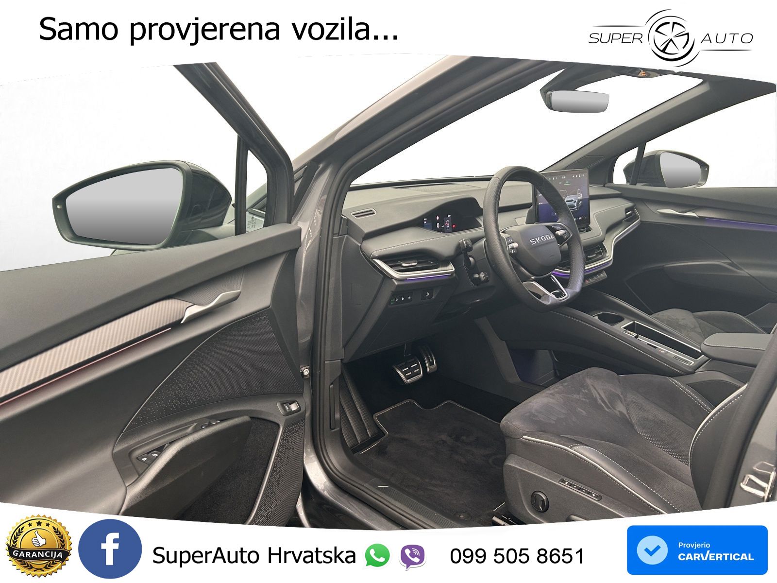 Škoda Enyaq iV 85 82 kWh (286 KS) SportLine LED+GR SJED+ACC