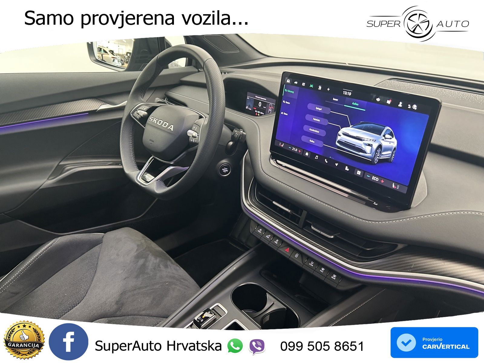 Škoda Enyaq iV 85 82 kWh (286 KS) SportLine LED+GR SJED+ACC