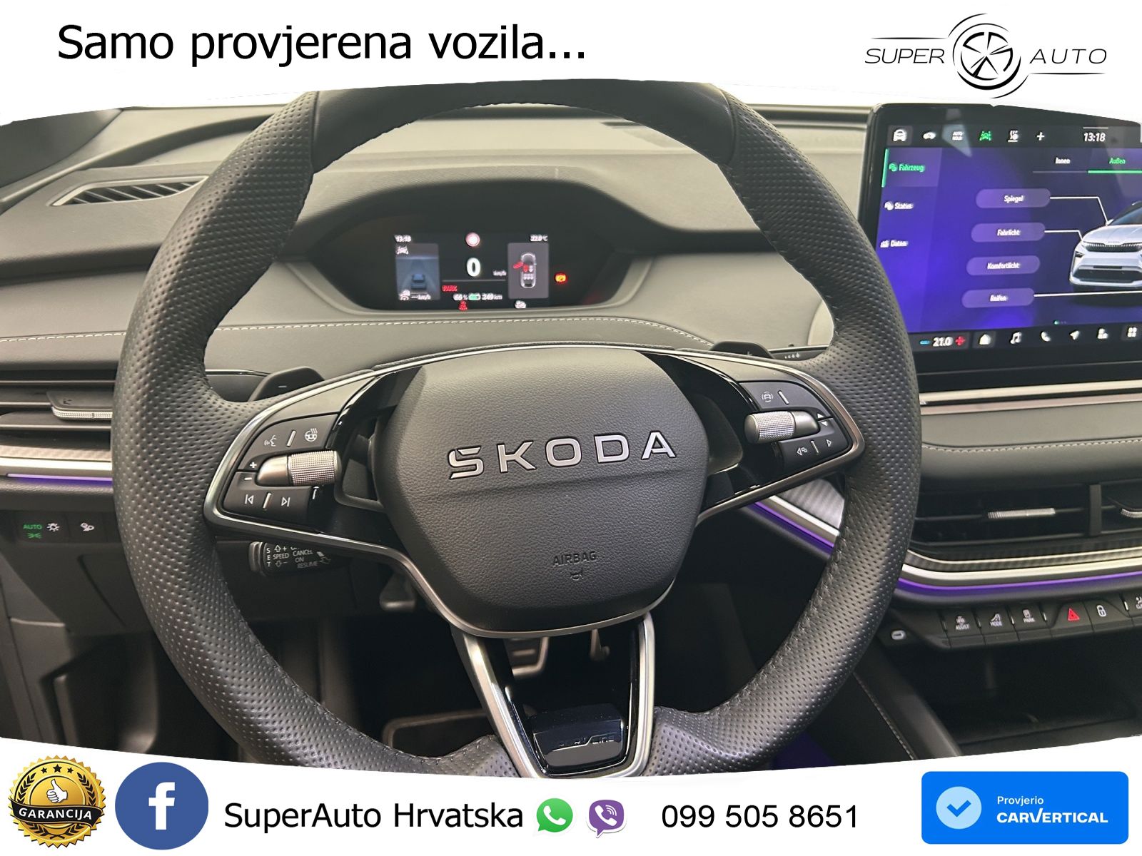 Škoda Enyaq iV 85 82 kWh (286 KS) SportLine LED+GR SJED+ACC