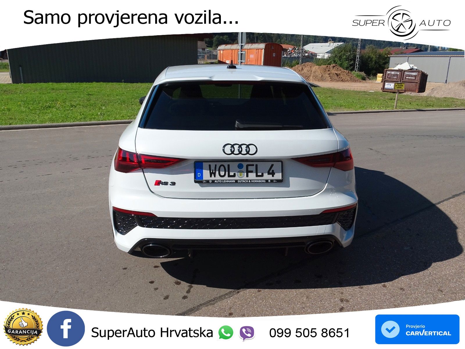 Audi RS3 Sedan 2.5 TFSI (400 KS) quattro S tronic LED+GR SJED+ACC