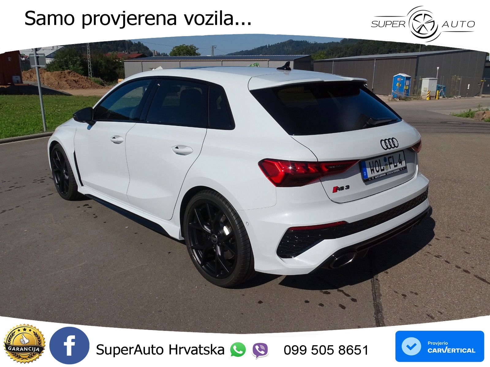 Audi RS3 Sedan 2.5 TFSI (400 KS) quattro S tronic LED+GR SJED+ACC