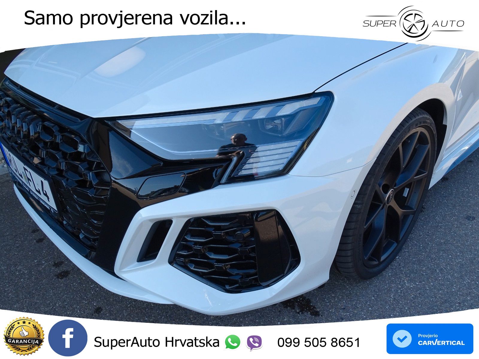 Audi RS3 Sedan 2.5 TFSI (400 KS) quattro S tronic LED+GR SJED+ACC