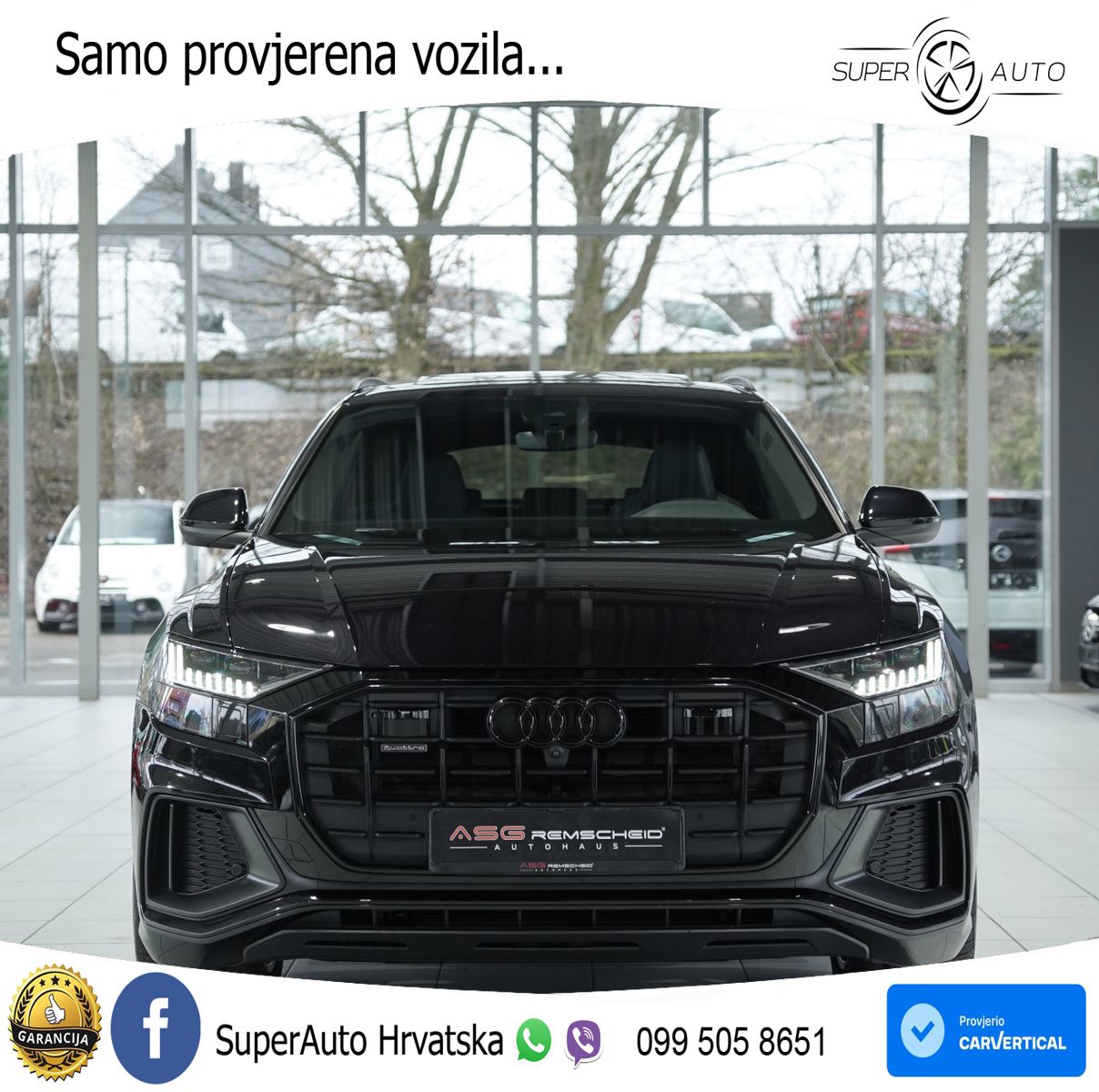 Audi Q8 50 TDI V6 (286 KS) quattro Tiptronic S line LED+GR SJED+ACC