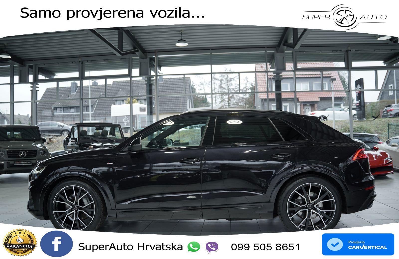 Audi Q8 50 TDI V6 (286 KS) quattro Tiptronic S line LED+GR SJED+ACC