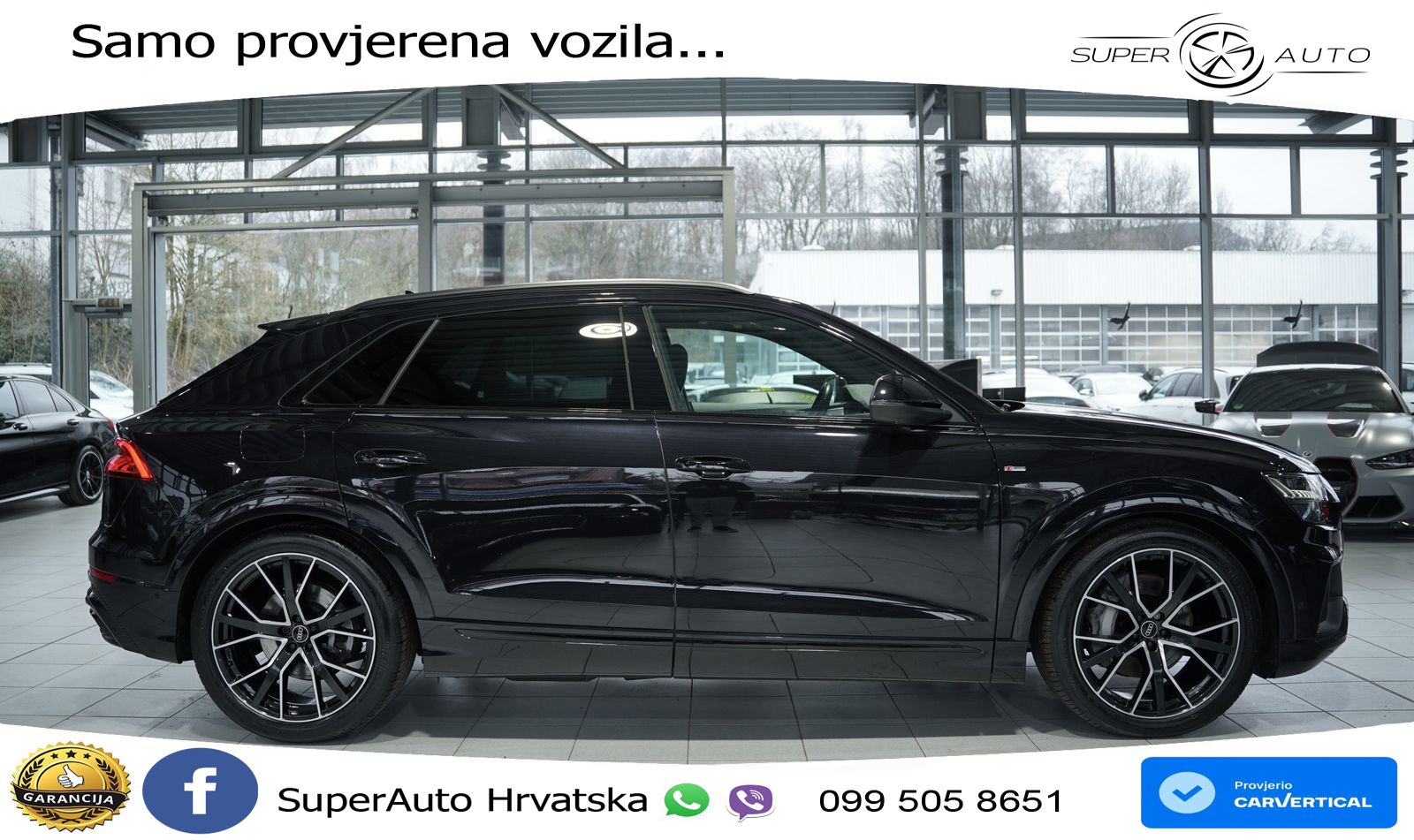 Audi Q8 50 TDI V6 (286 KS) quattro Tiptronic S line LED+GR SJED+ACC