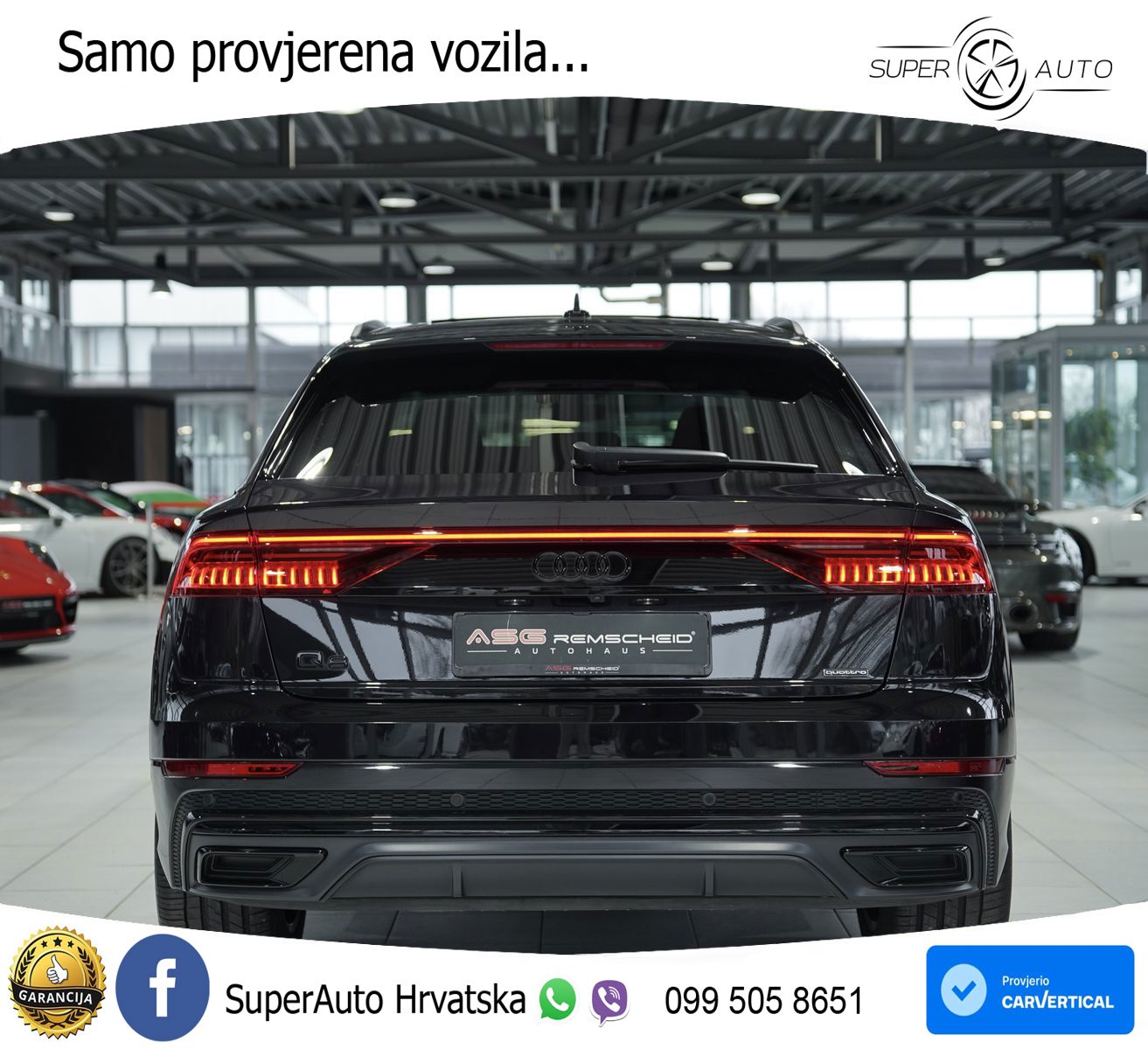 Audi Q8 50 TDI V6 (286 KS) quattro Tiptronic S line LED+GR SJED+ACC