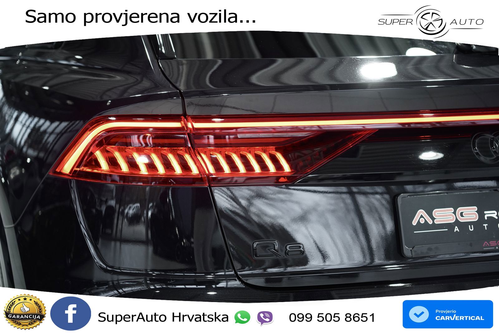 Audi Q8 50 TDI V6 (286 KS) quattro Tiptronic S line LED+GR SJED+ACC