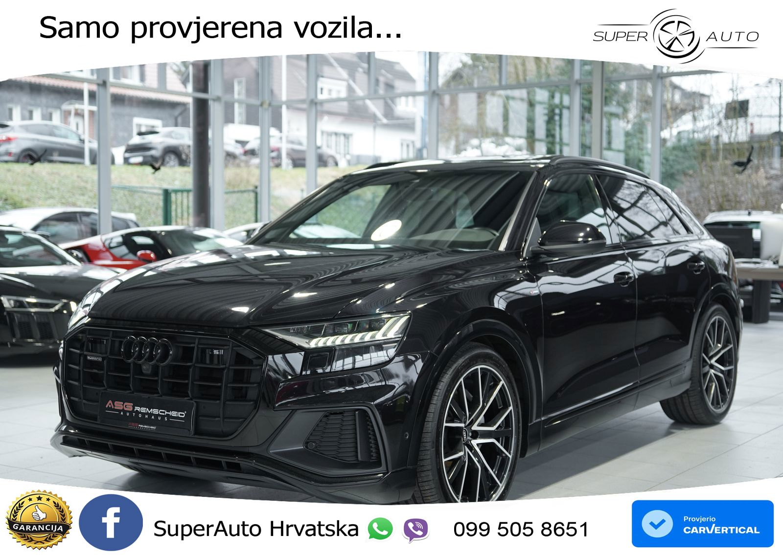 Audi Q8 50 TDI V6 (286 KS) quattro Tiptronic S line LED+GR SJED+ACC