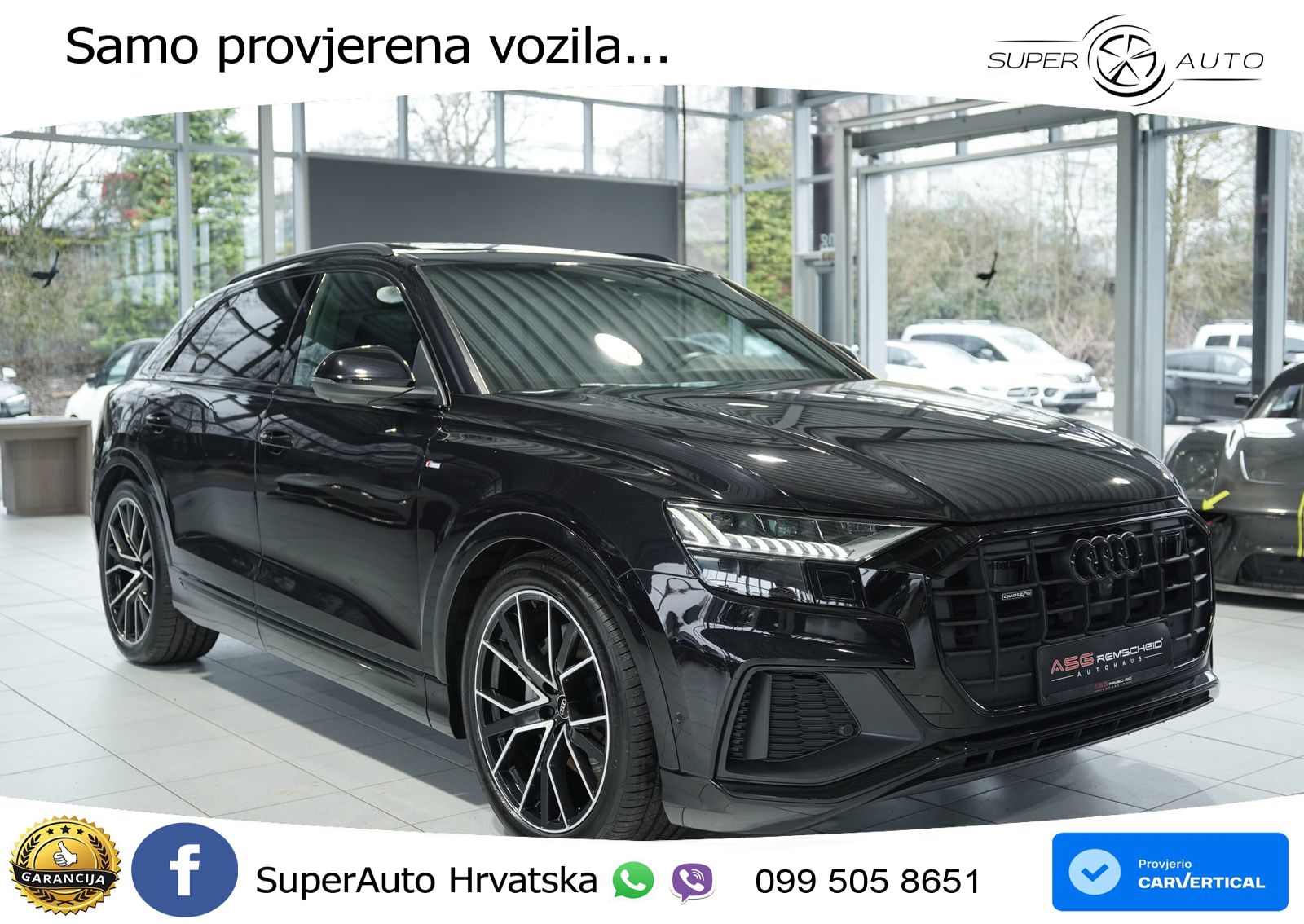 Audi Q8 50 TDI V6 (286 KS) quattro Tiptronic S line LED+GR SJED+ACC