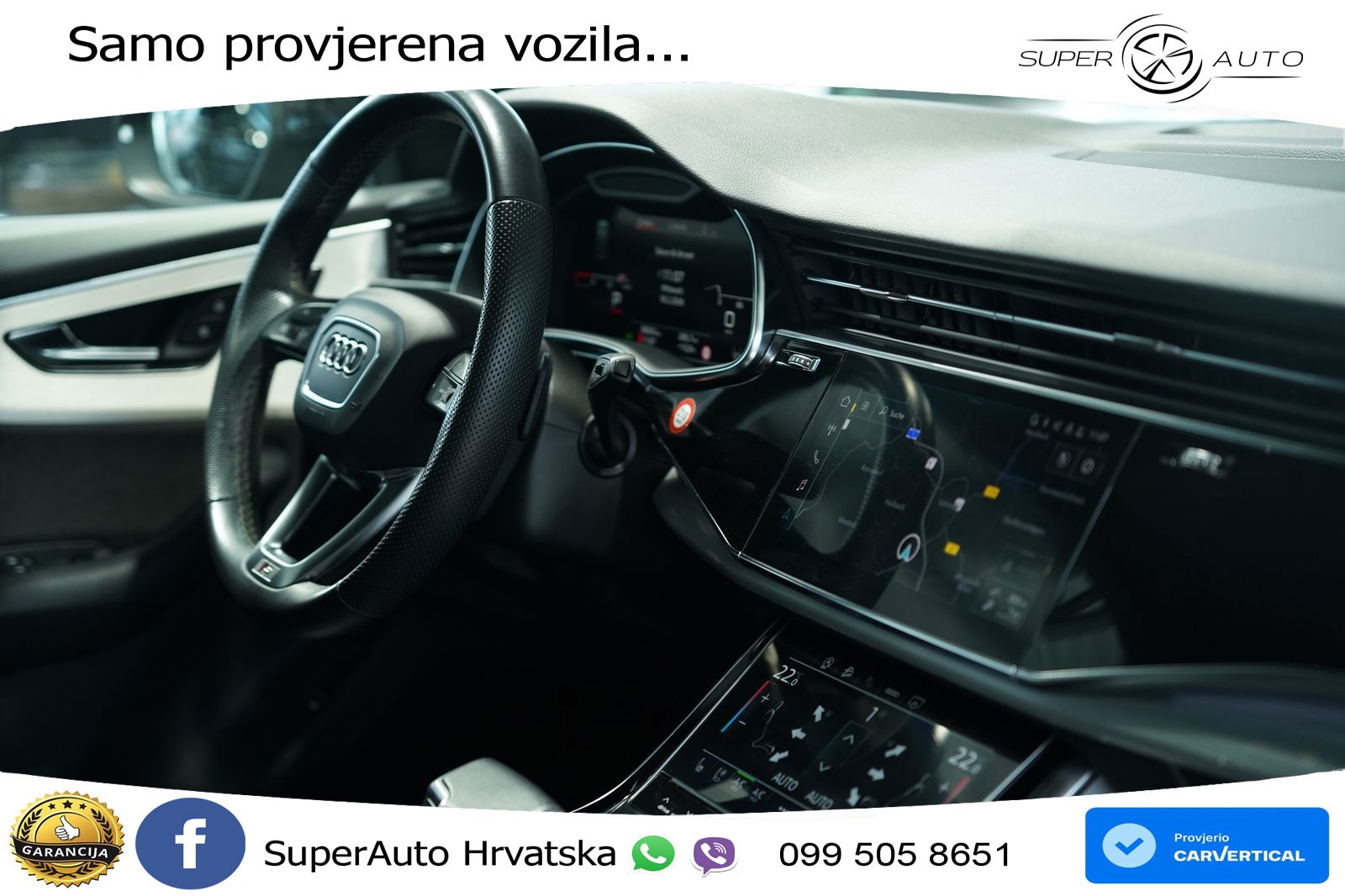 Audi Q8 50 TDI V6 (286 KS) quattro Tiptronic S line LED+GR SJED+ACC