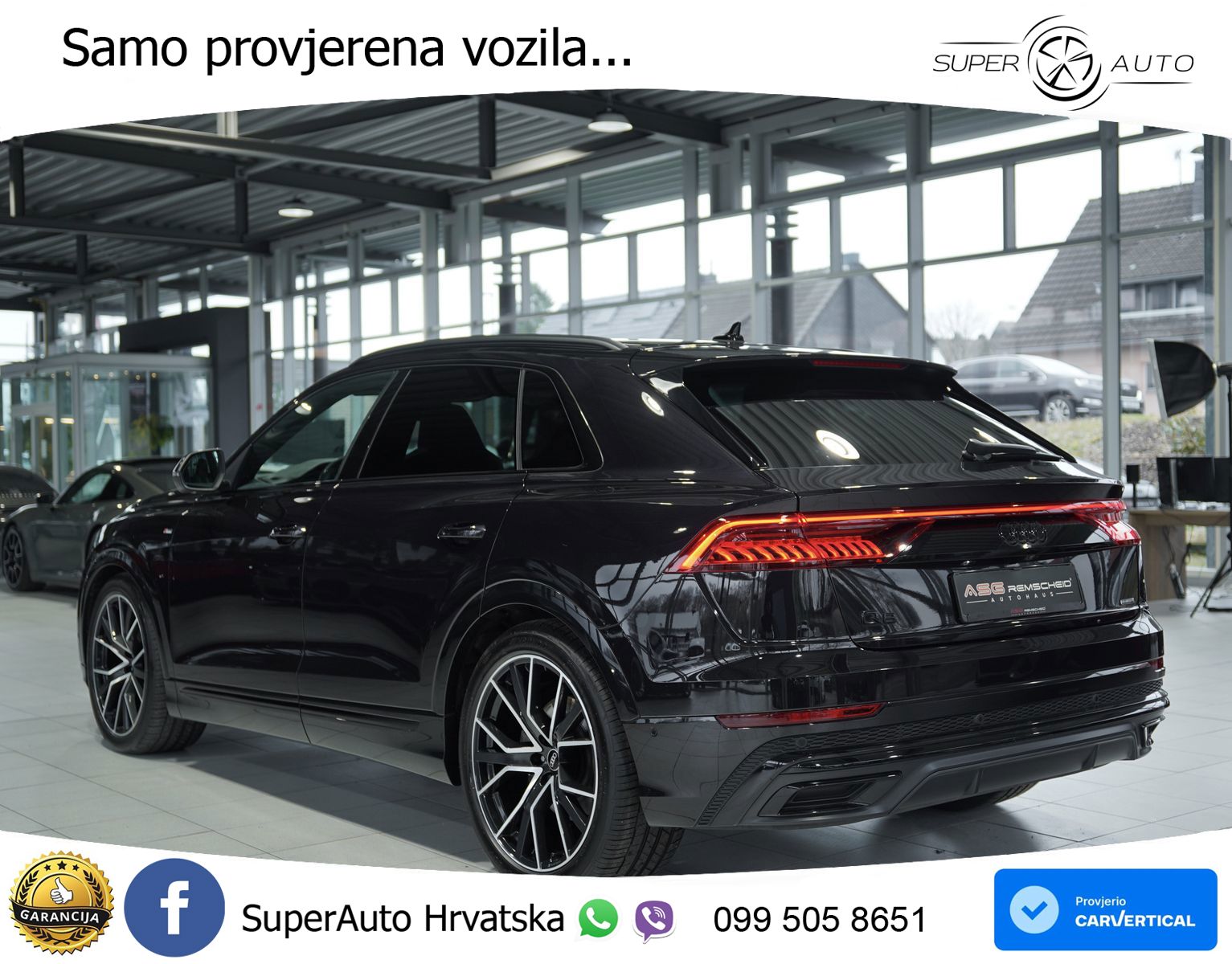 Audi Q8 50 TDI V6 (286 KS) quattro Tiptronic S line LED+GR SJED+ACC