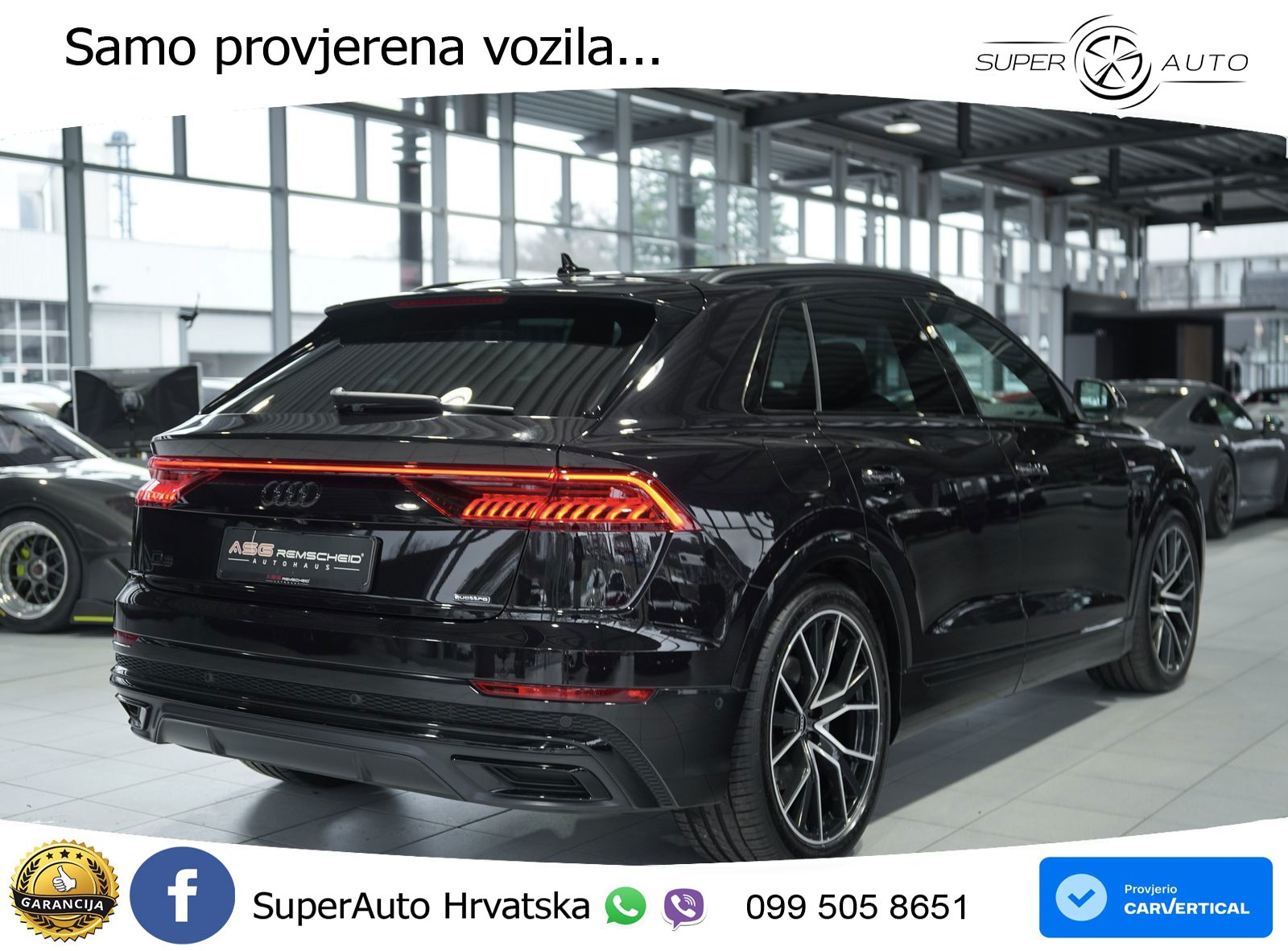 Audi Q8 50 TDI V6 (286 KS) quattro Tiptronic S line LED+GR SJED+ACC