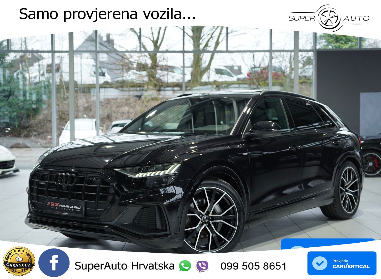 Audi Q8 50 TDI V6 (286 KS) quattro Tiptronic S line LED+GR SJED+ACC