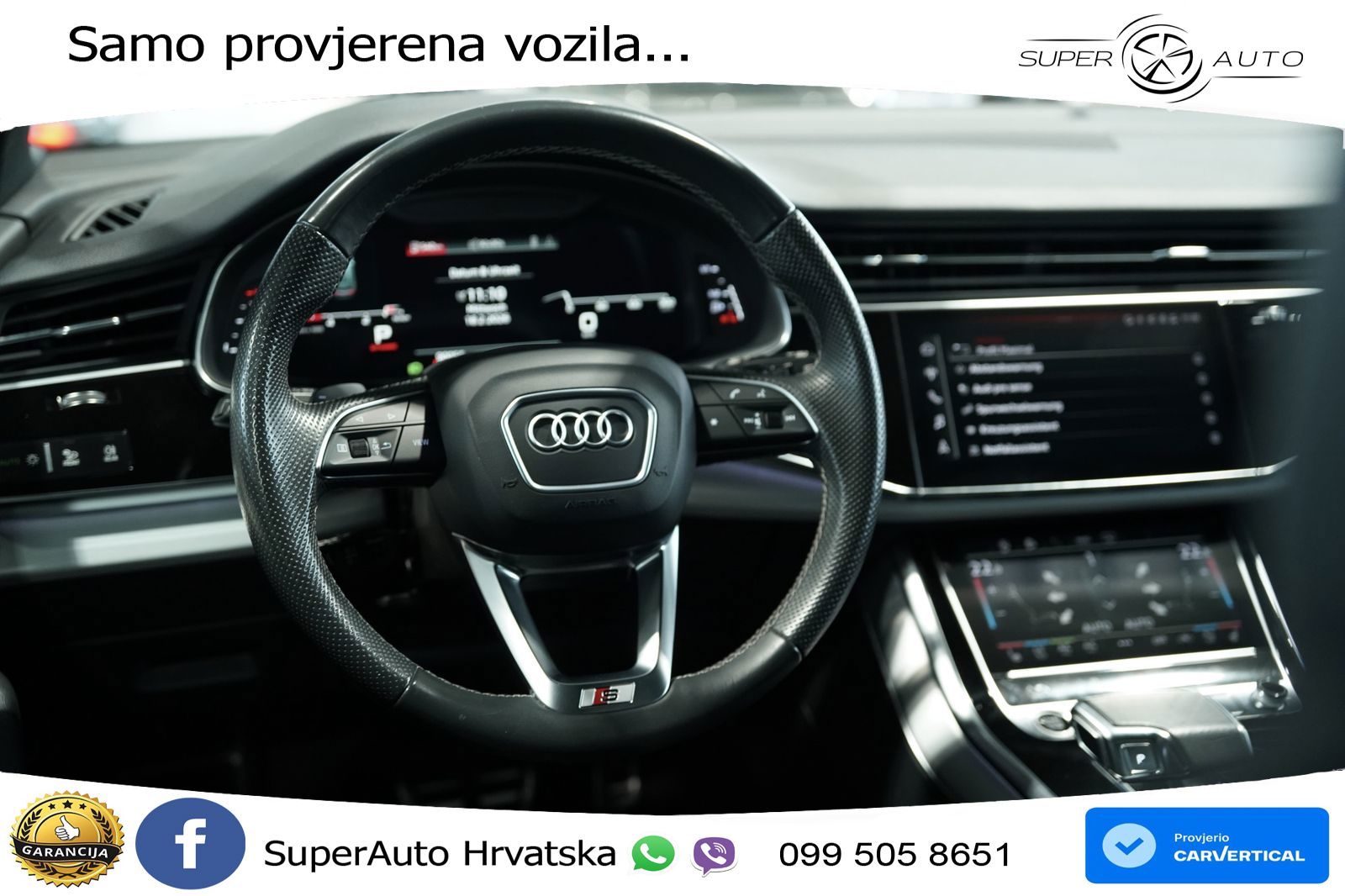 Audi Q8 50 TDI V6 (286 KS) quattro Tiptronic S line LED+GR SJED+ACC