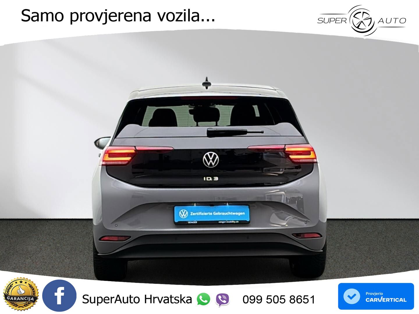 Volkswagen ID.3 Pro 62 kWh (204 KS) LED+GR SJED+ACC