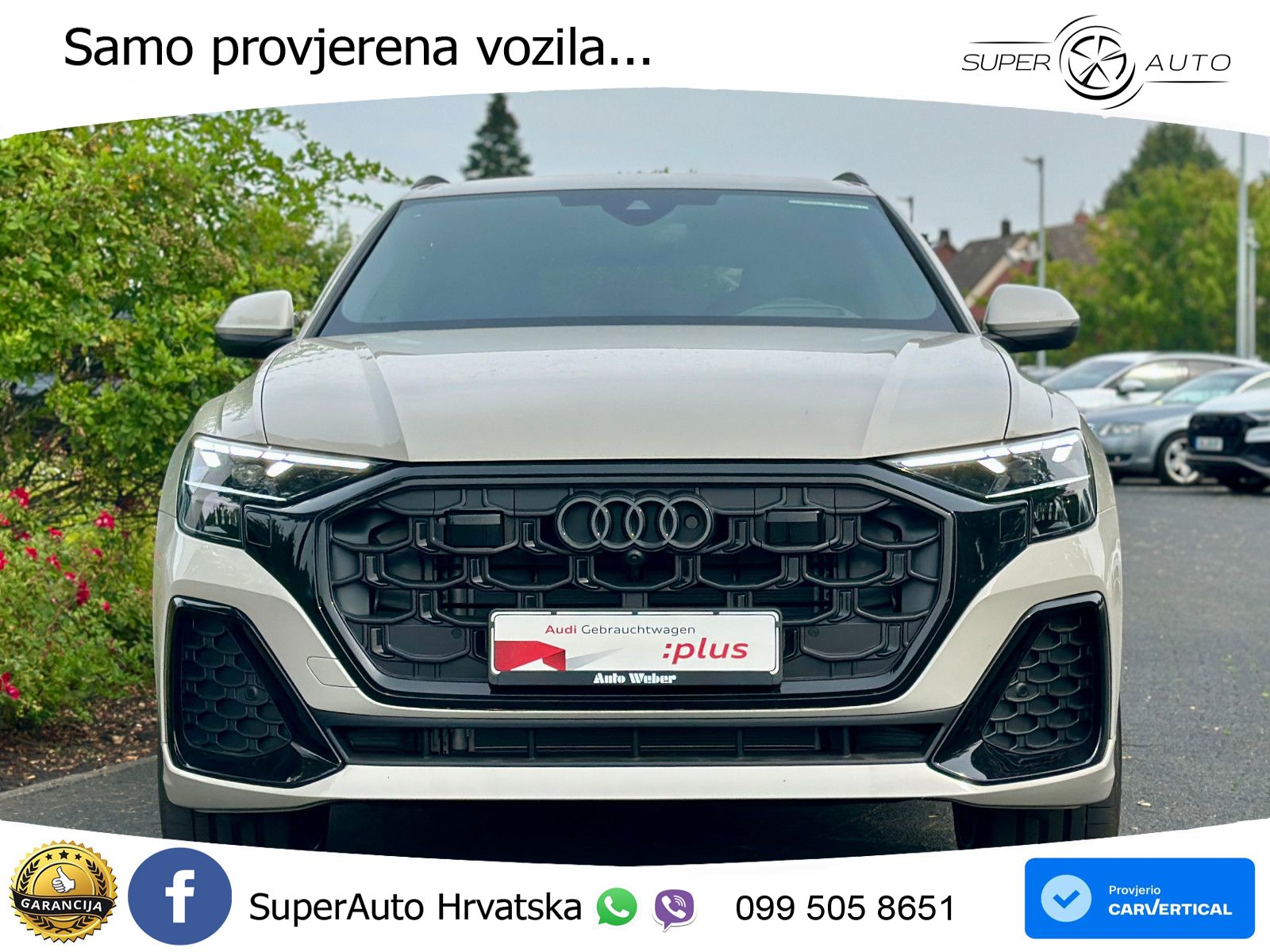 Audi Q8 50 TDI V6 (286 KS) quattro Tiptronic S line LED+GR SJED+ACC
