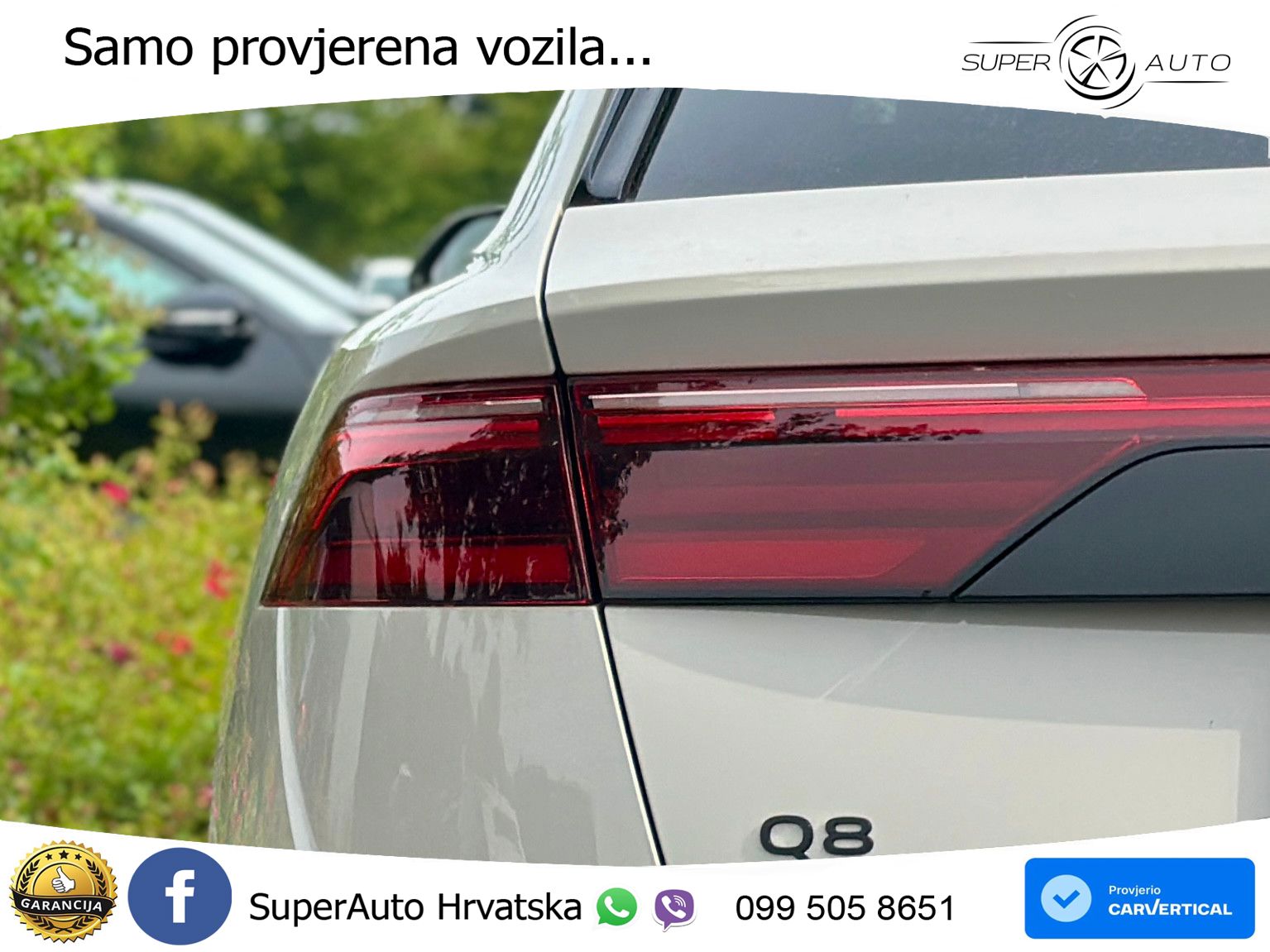Audi Q8 50 TDI V6 (286 KS) quattro Tiptronic S line LED+GR SJED+ACC