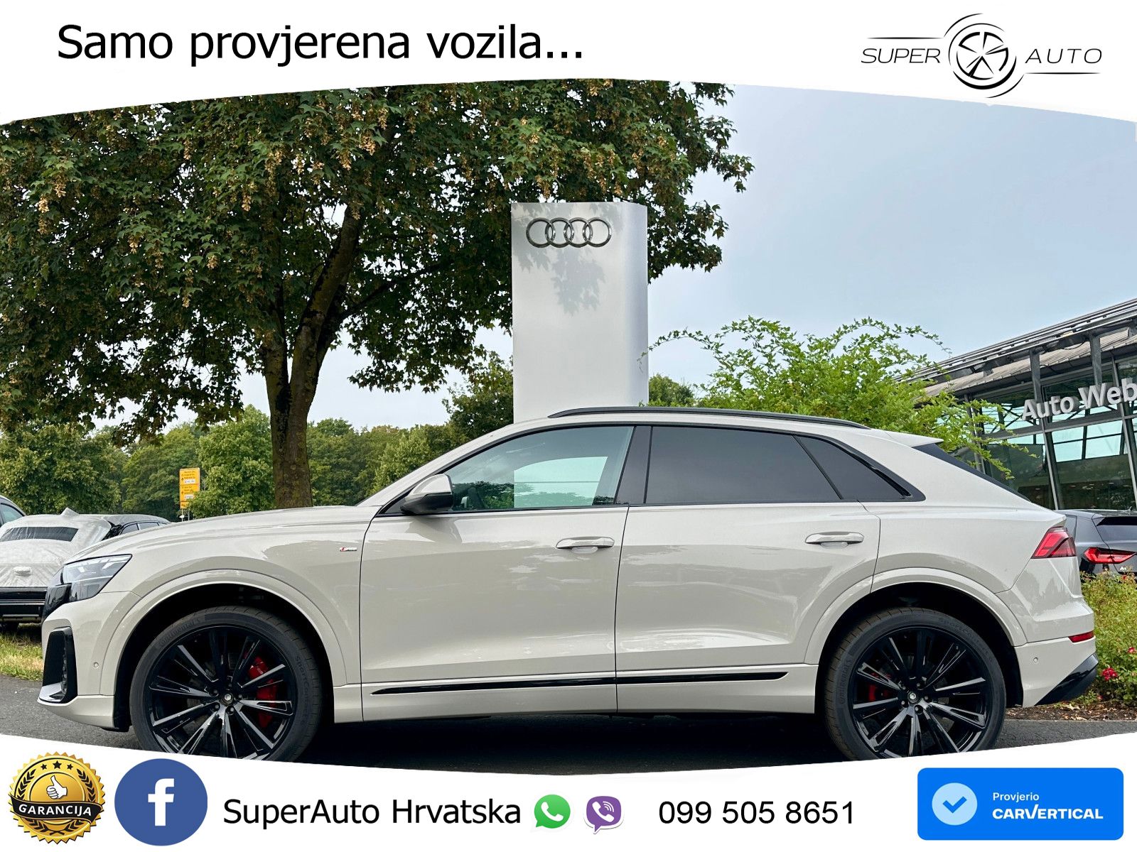 Audi Q8 50 TDI V6 (286 KS) quattro Tiptronic S line LED+GR SJED+ACC