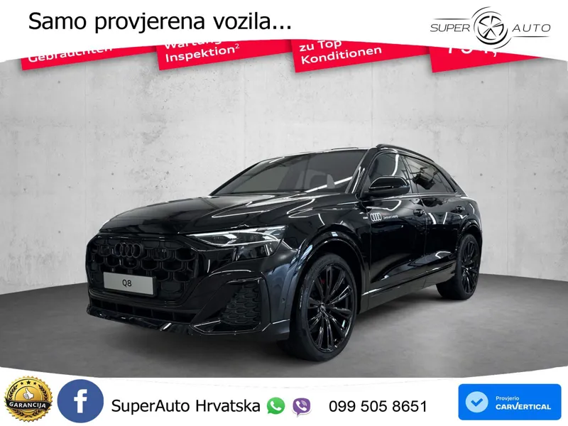 Audi Q8 50 TDI V6 (286 KS) quattro Tiptronic S line LED+GR SJED+ACC