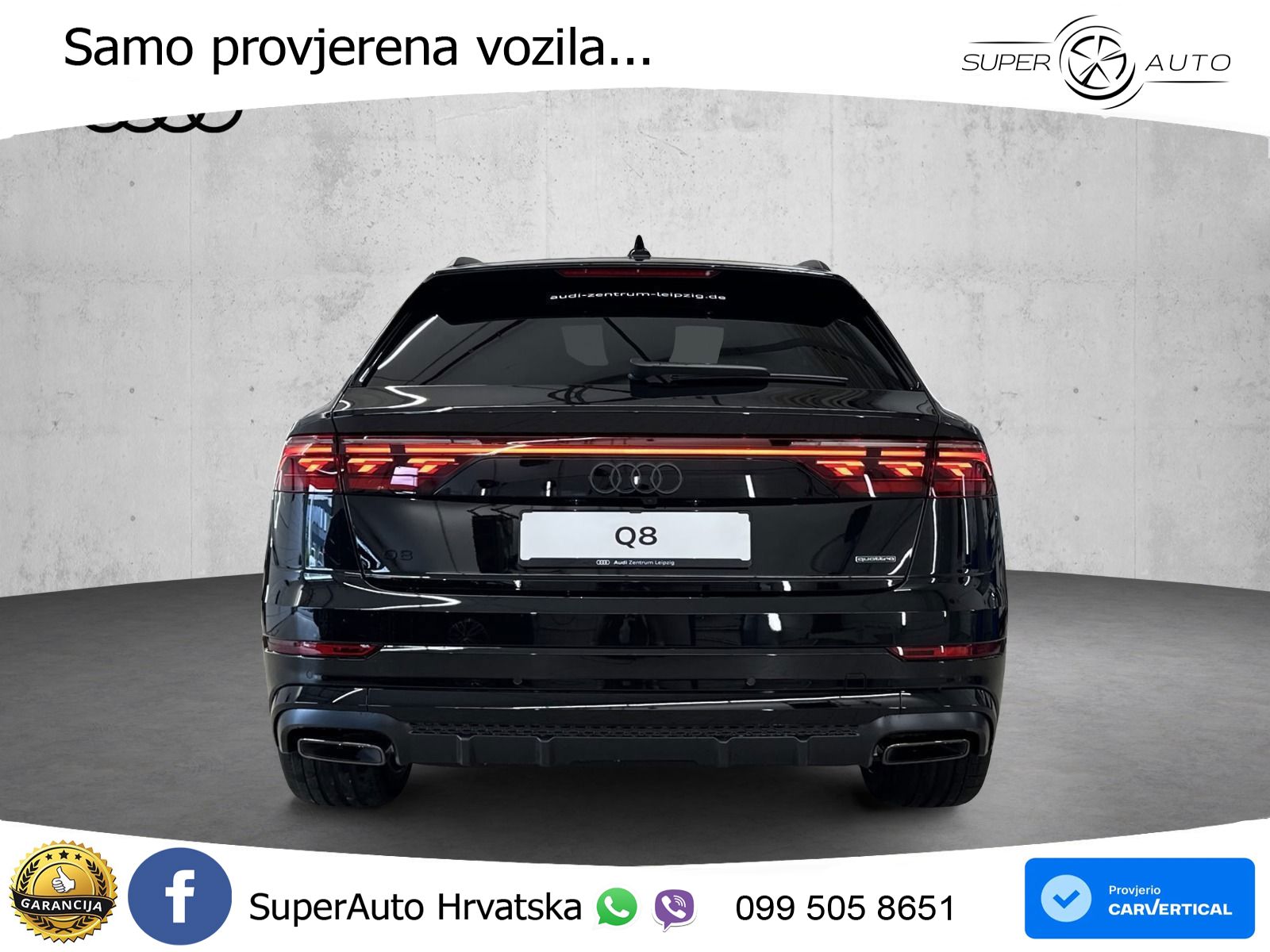 Audi Q8 50 TDI V6 (286 KS) quattro Tiptronic S line LED+GR SJED+ACC