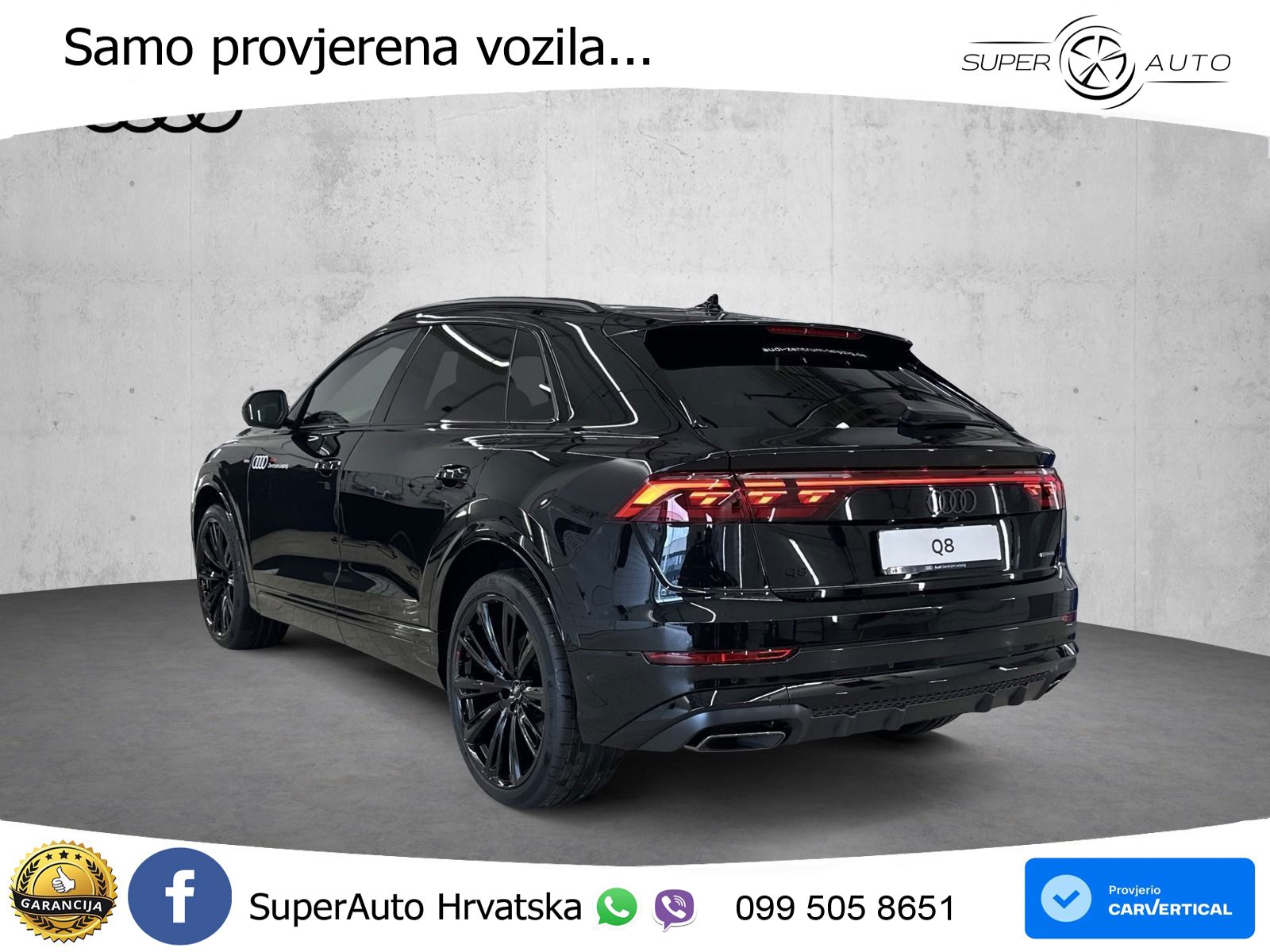 Audi Q8 50 TDI V6 (286 KS) quattro Tiptronic S line LED+GR SJED+ACC