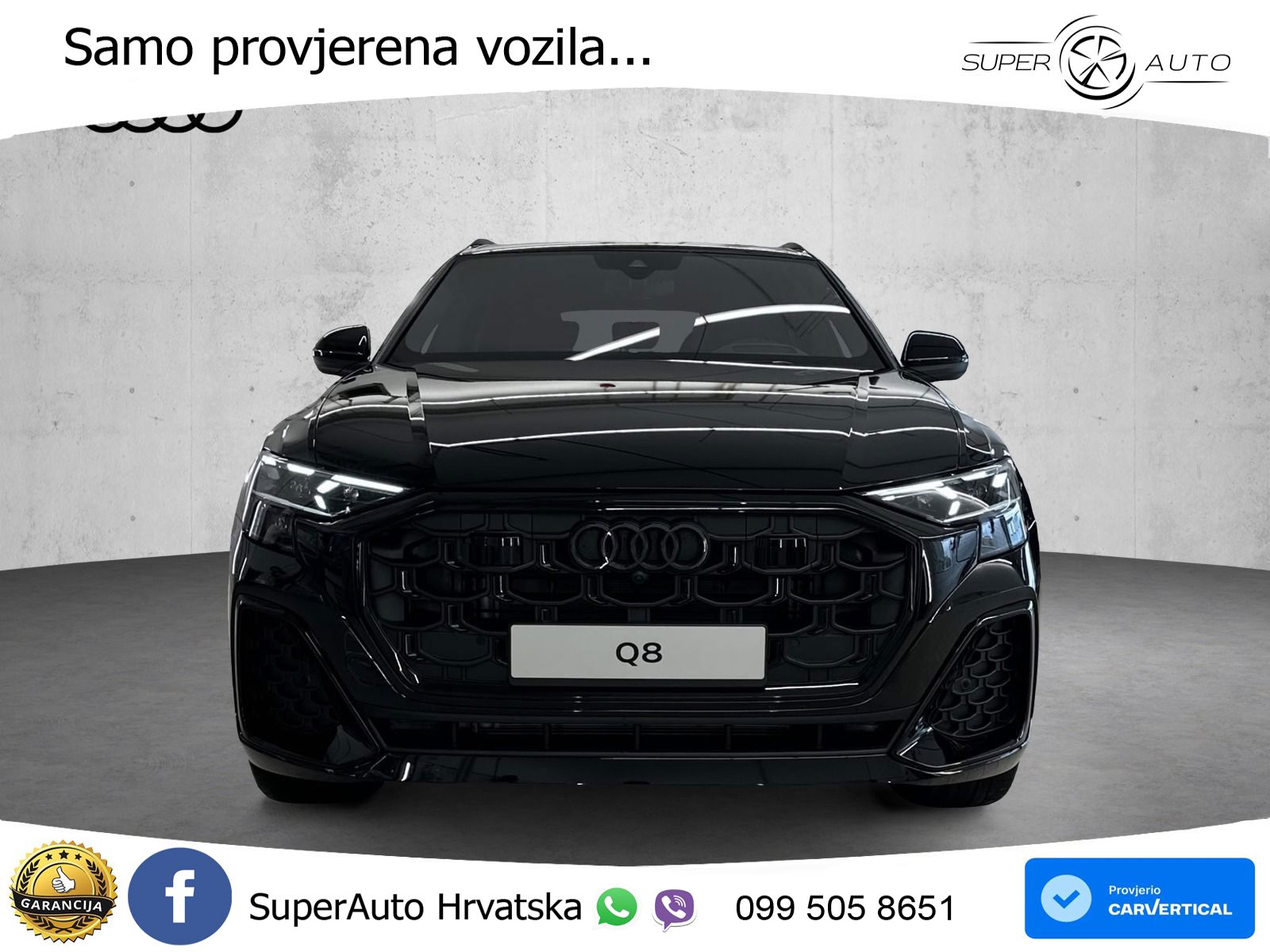 Audi Q8 50 TDI V6 (286 KS) quattro Tiptronic S line LED+GR SJED+ACC