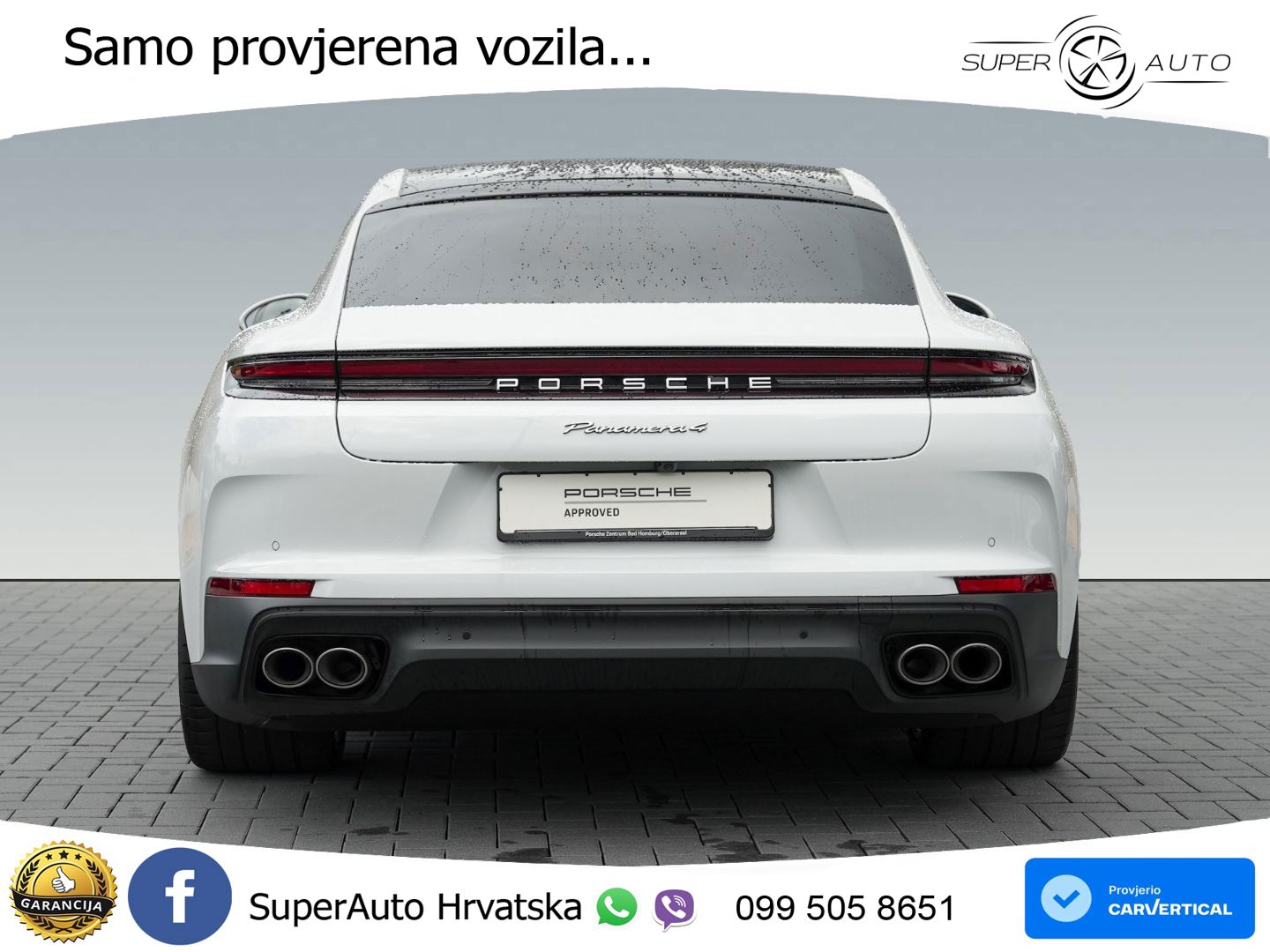 Porsche Panamera 4 2.9 V6 (470 KS) E-Hybrid PDK ACC+HEAD+4xGR SJED+360+PANO
