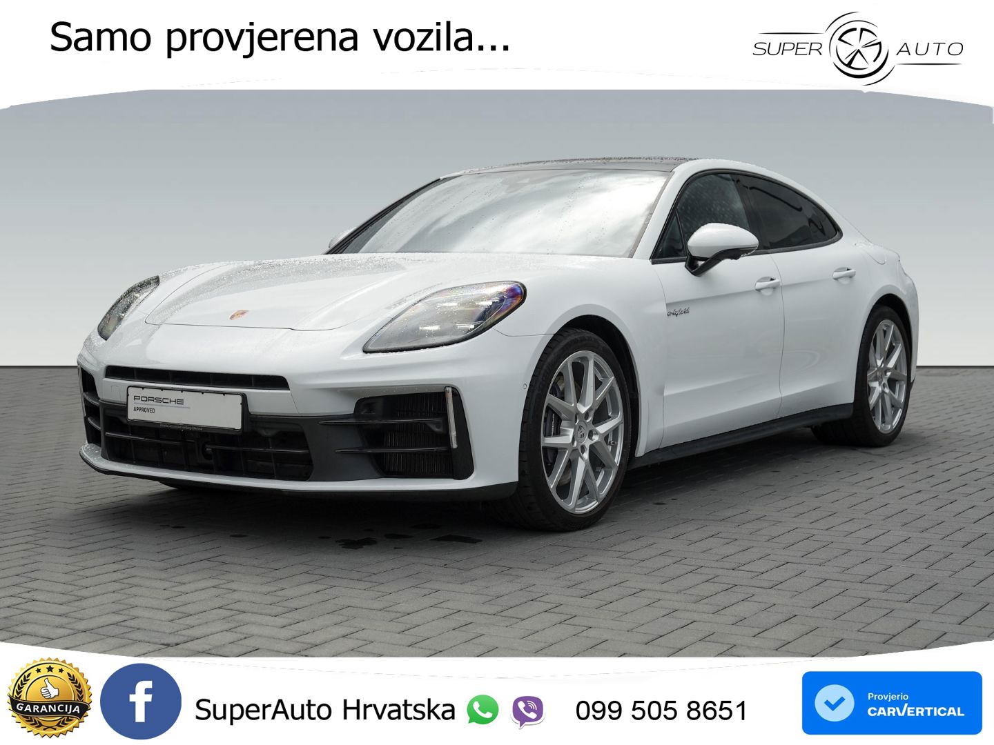 Porsche Panamera 4 2.9 V6 (470 KS) E-Hybrid PDK ACC+HEAD+4xGR SJED+360+PANO