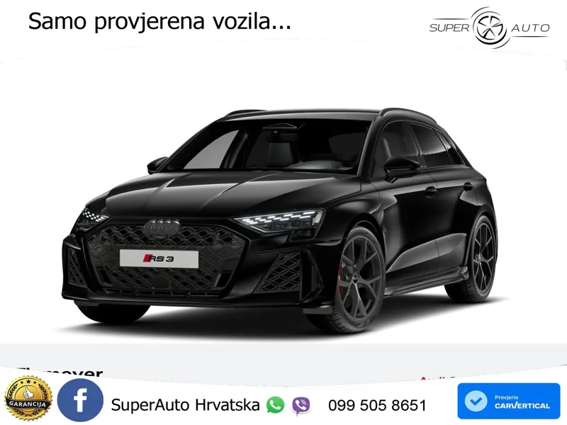 Audi RS3 Sedan 2.5 TFSI (400 KS) quattro S tronic LED+GR SJED+ACC