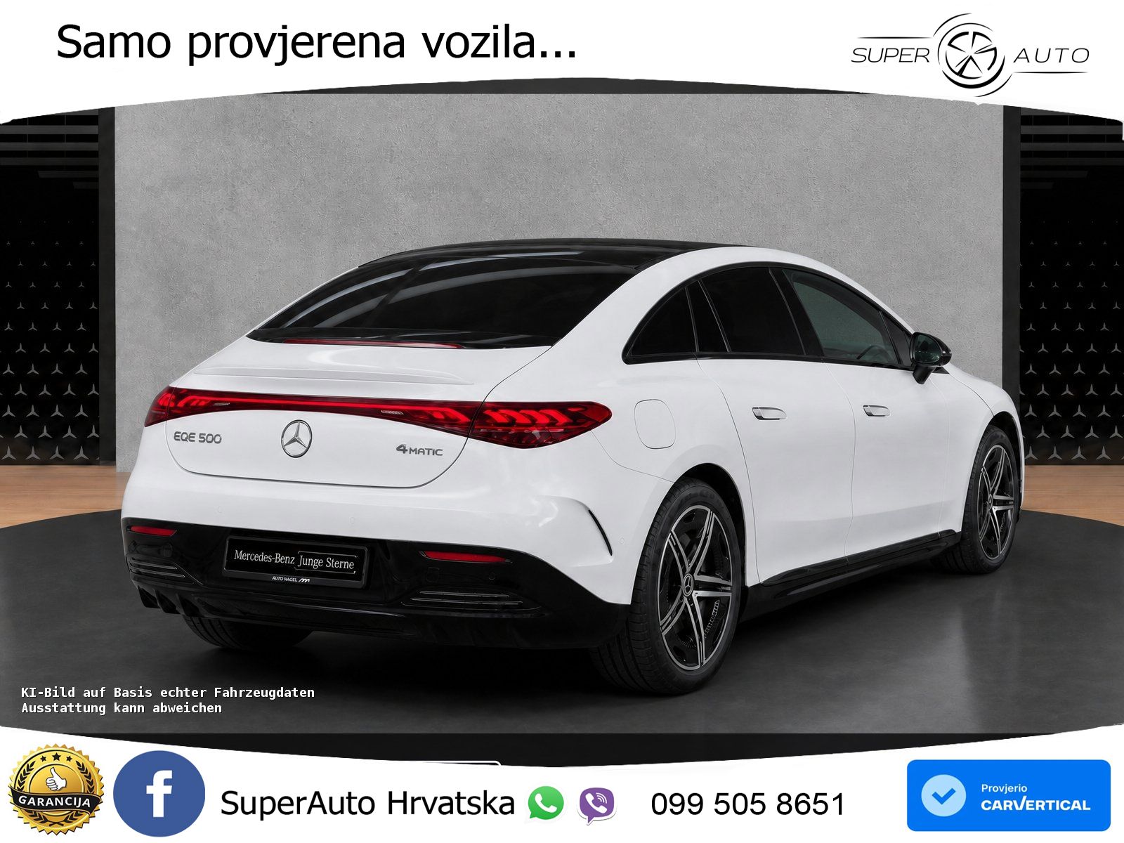 Mercedes EQE 500 100 kWh (449 KS) 4MATIC AMG ACC+HEAD+GR SJED+360+PANO