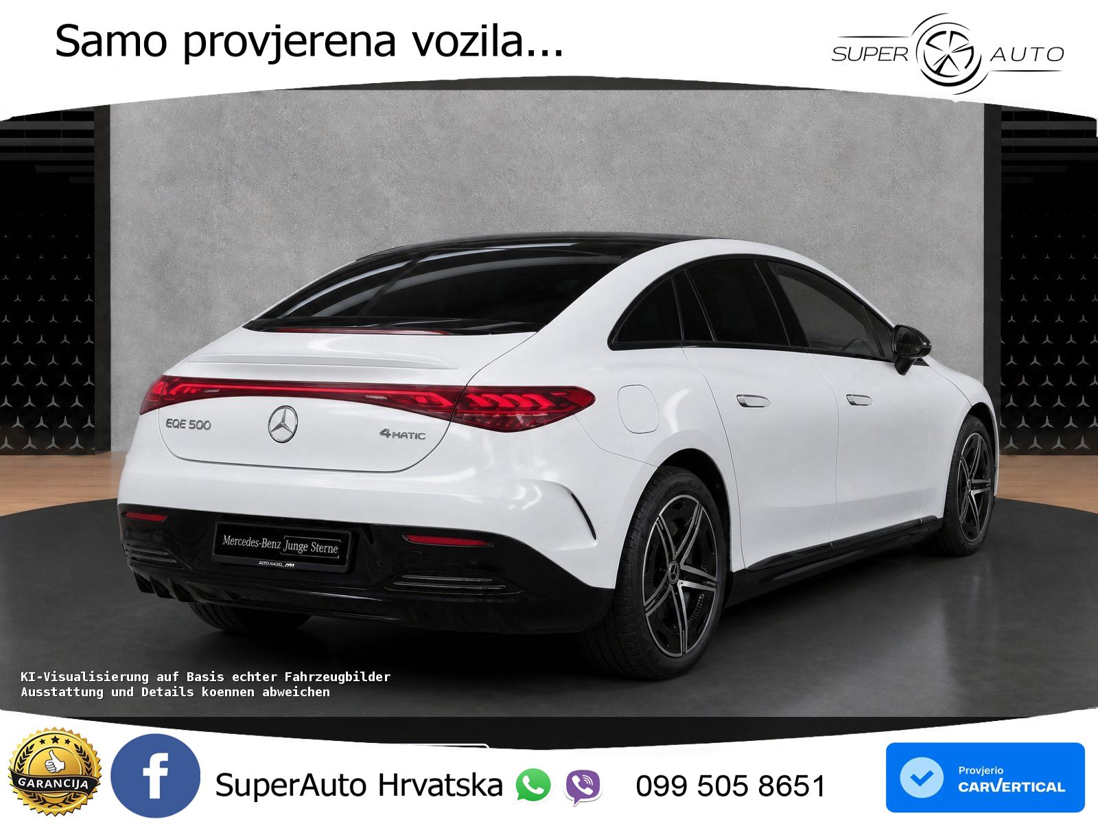 Mercedes EQE 500 100 kWh (449 KS) 4MATIC AMG ACC+HEAD+GR SJED+360+PANO